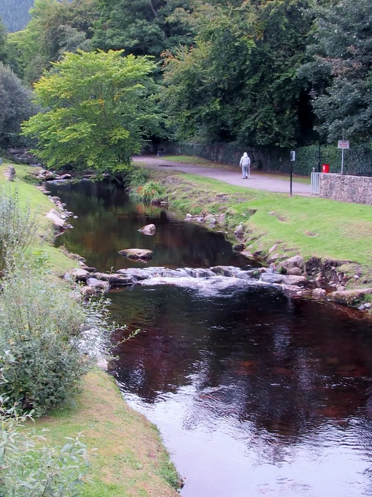 Photo showing: A placid Kilbroney River