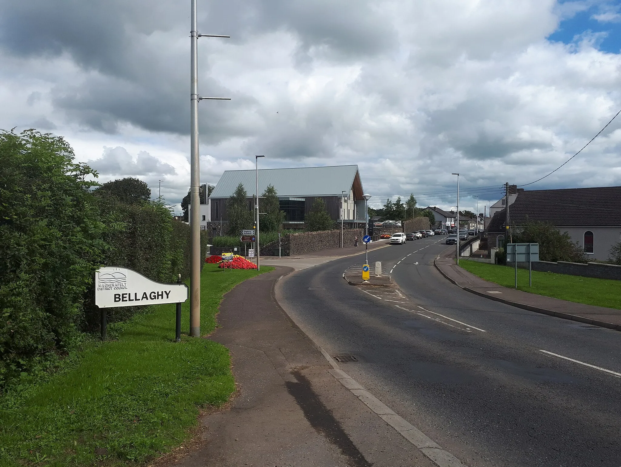 Photo showing: Entering Bellaghy via Old Town Road from Castledawson, August 2023