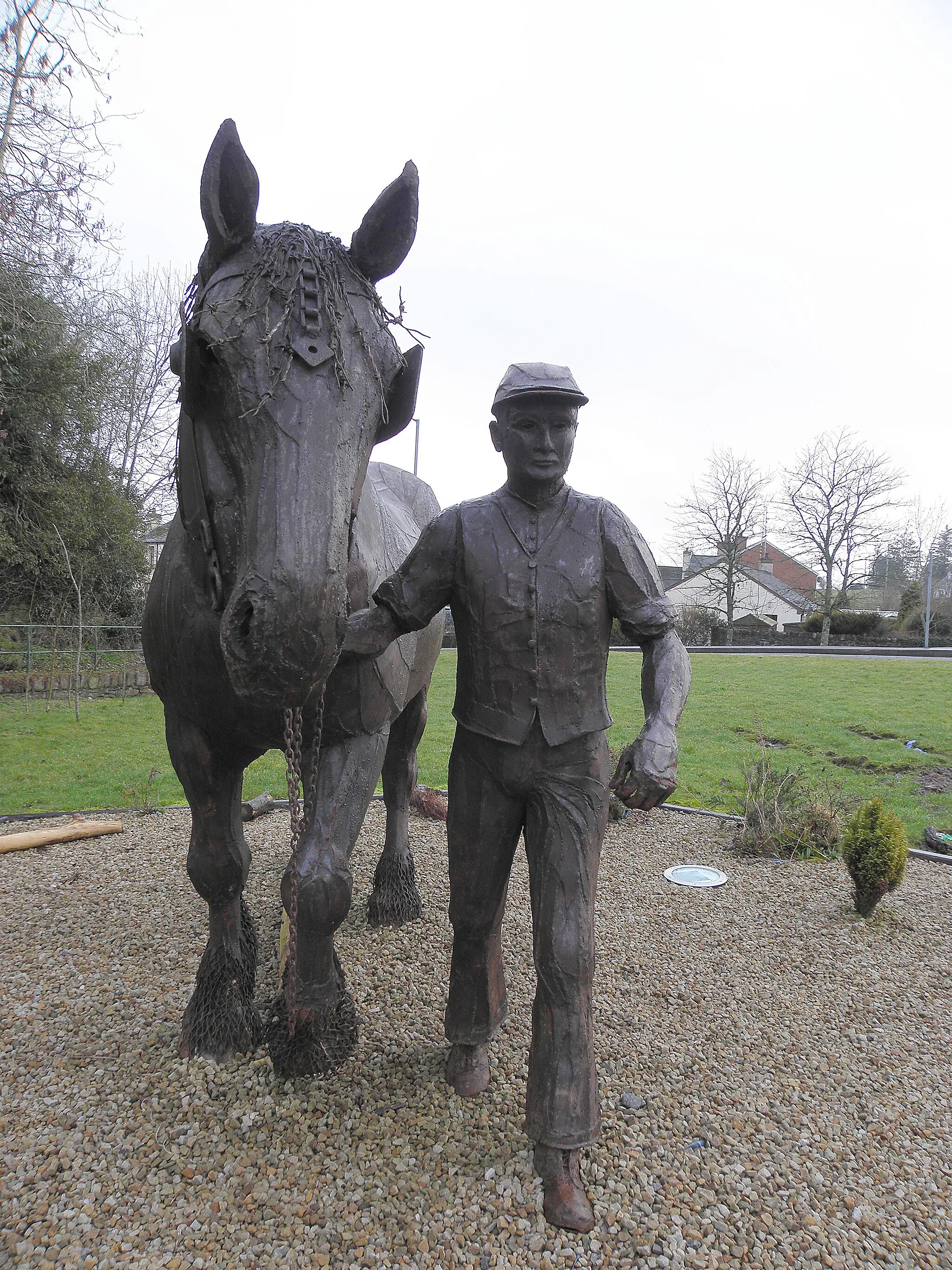 Photo showing: "The Dromore Ploughman"