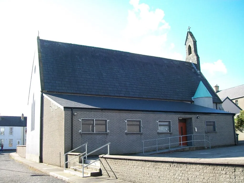 Photo showing: The rear of the former St Mary, Star of the Sea Catholic chapel at Killyleagh