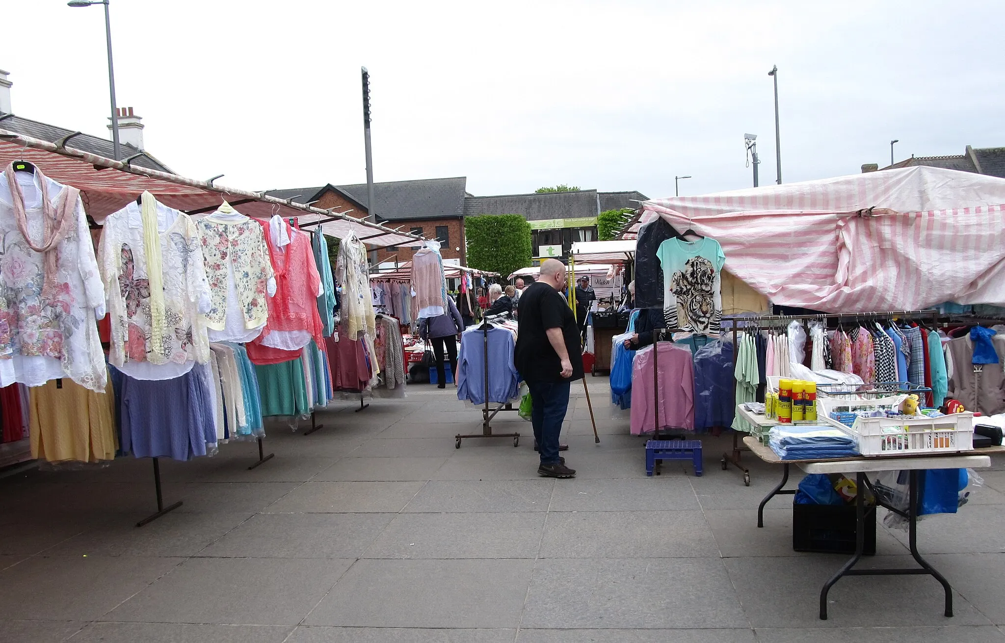 Photo showing: Open air Saturday Market at Newtownards