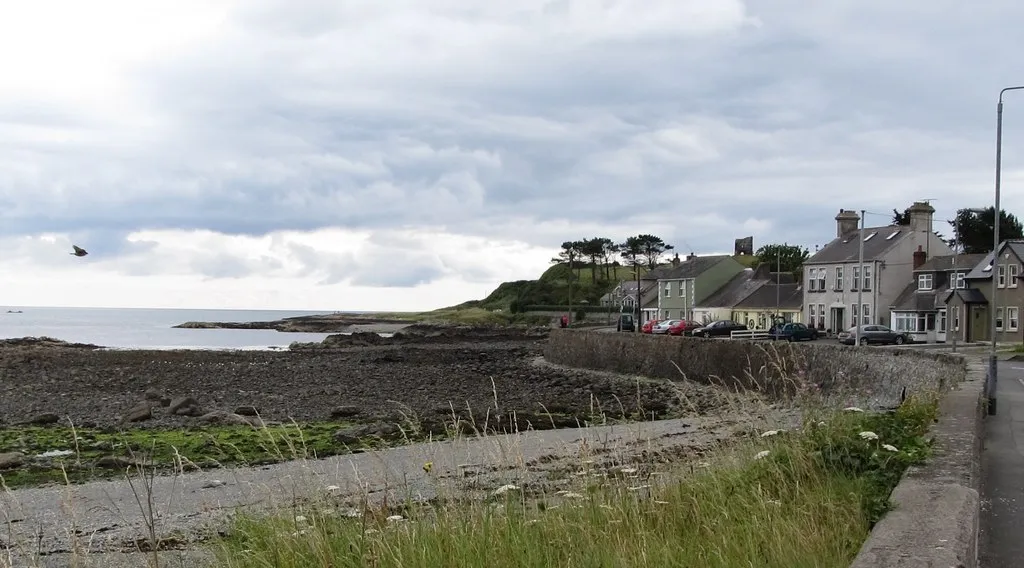 Photo showing: The Fisherman's Row foreshore at Killough