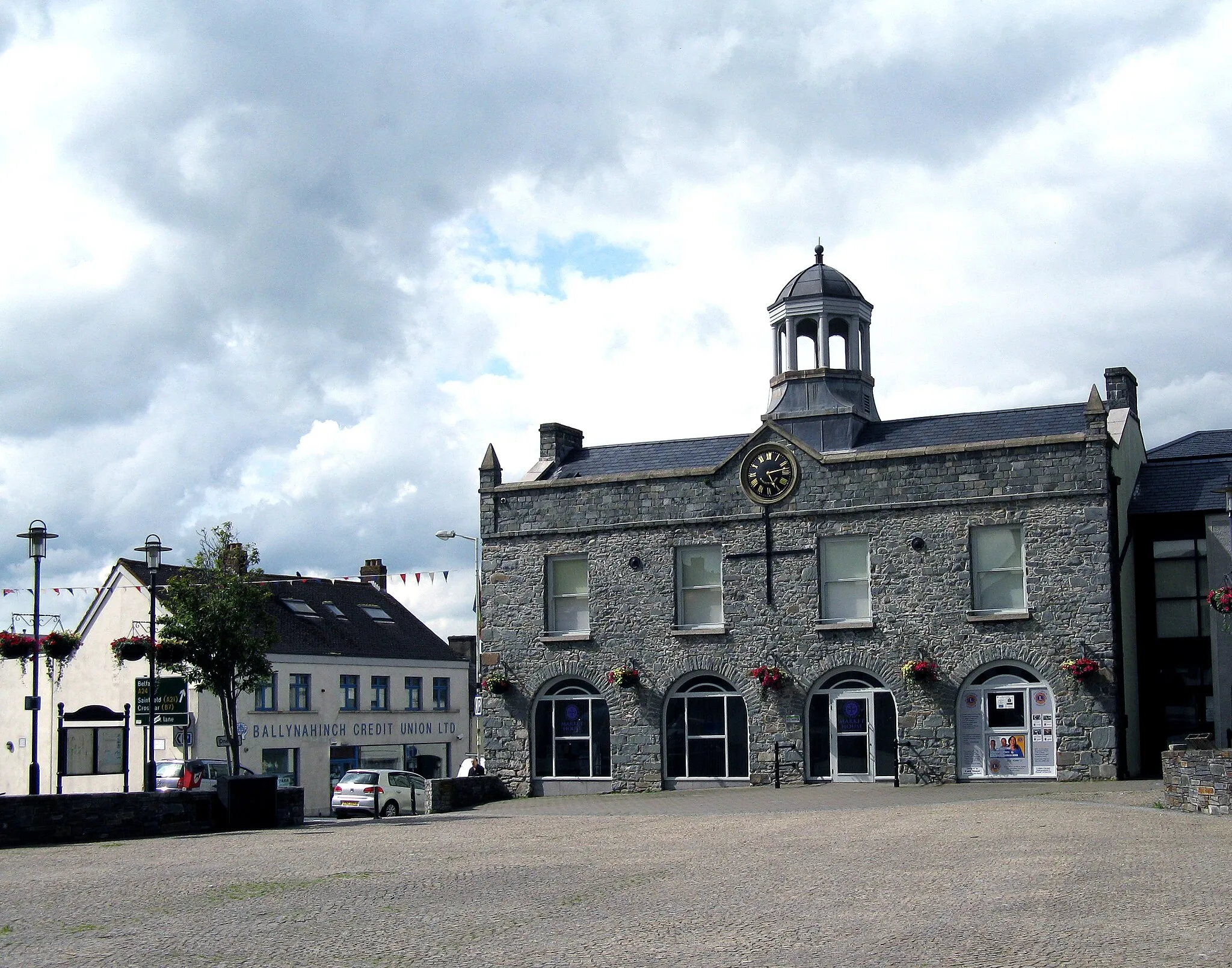 Photo showing: Ballynahinch Market House in County Down, Northern Ireland