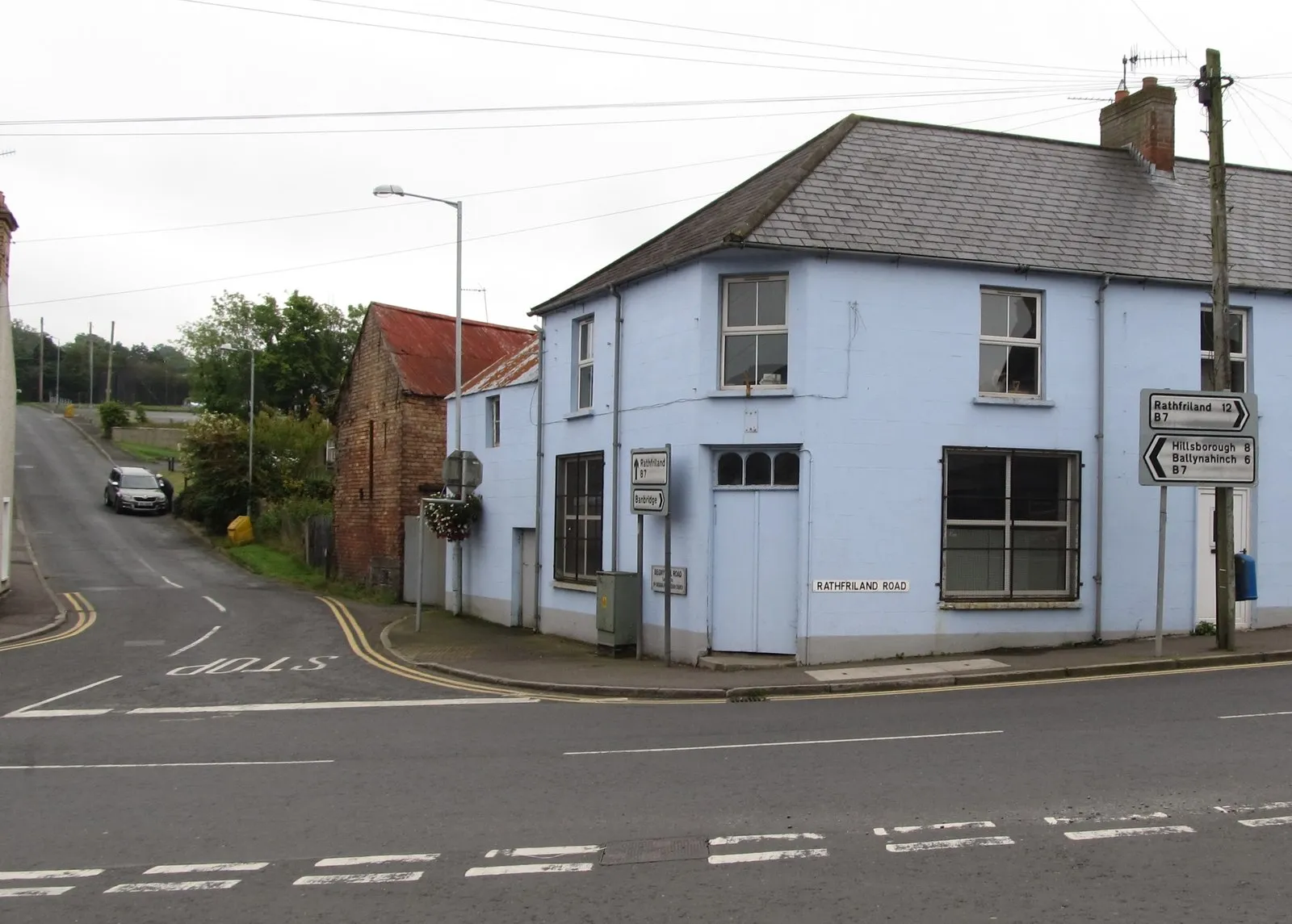 Photo showing: View across Rathfriland Road to Begny Hill Road