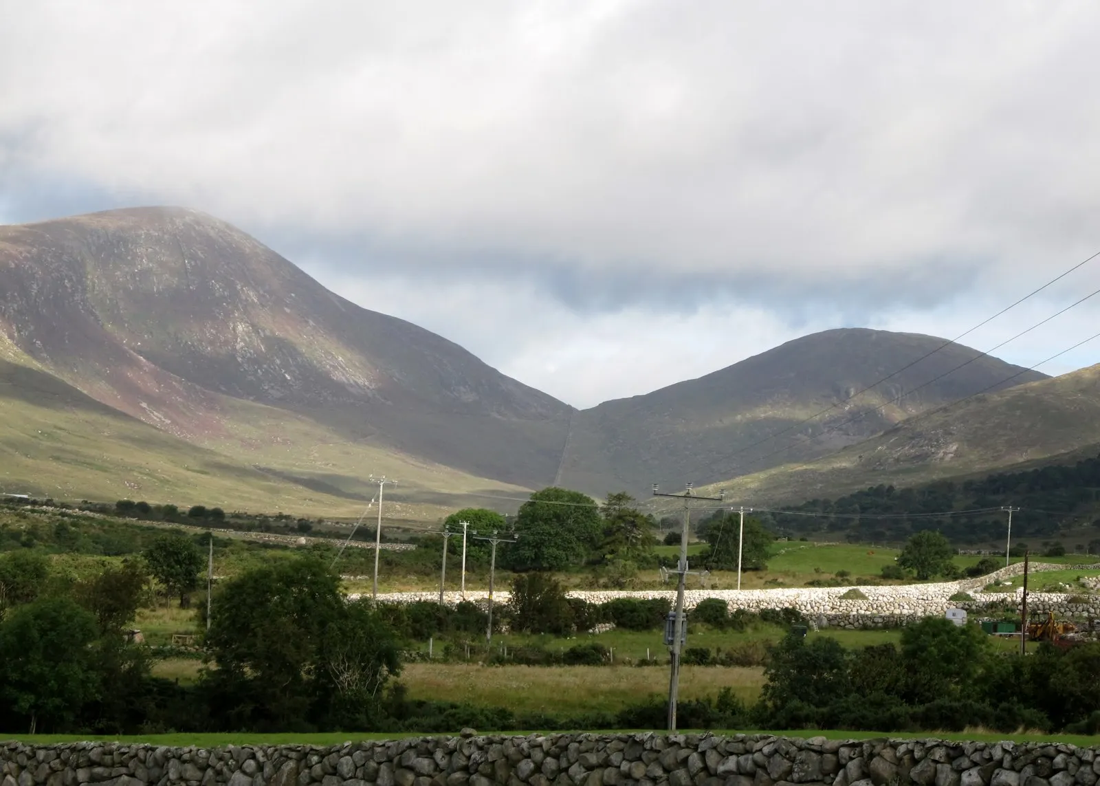 Photo showing: 11kV power lines at Atticall