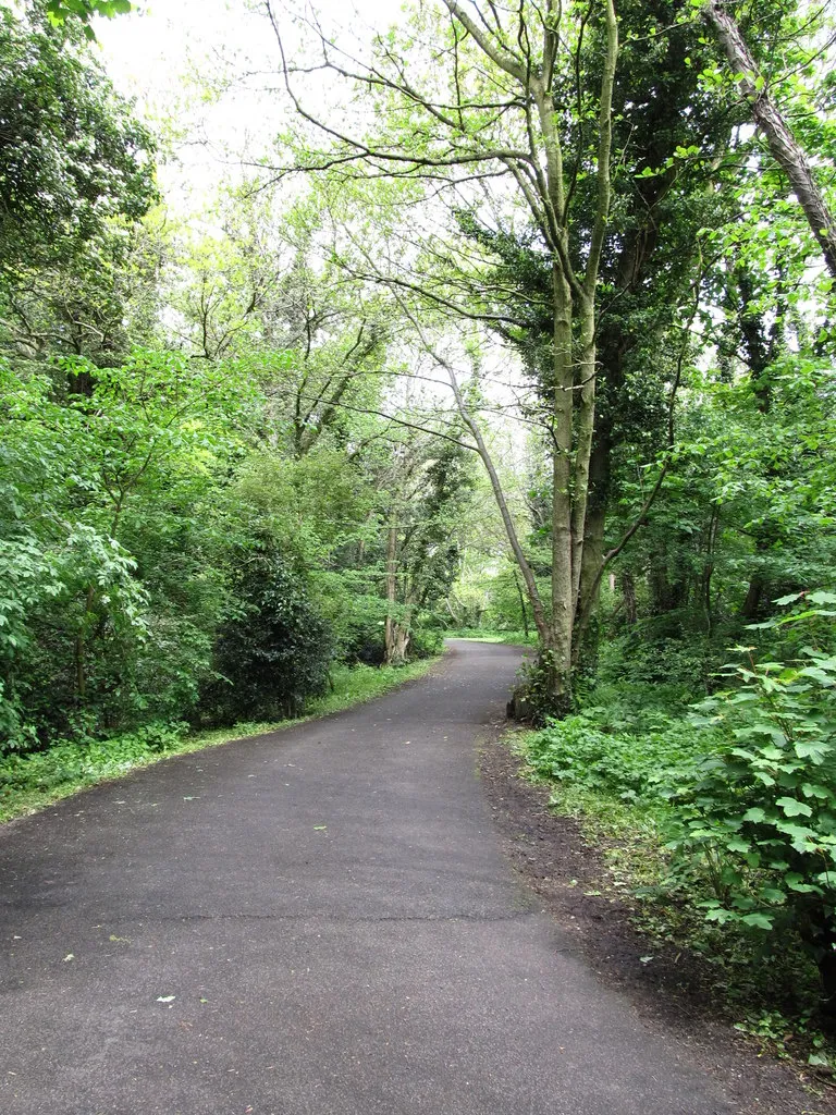 Photo showing: Path near the southern end of Colin Glen