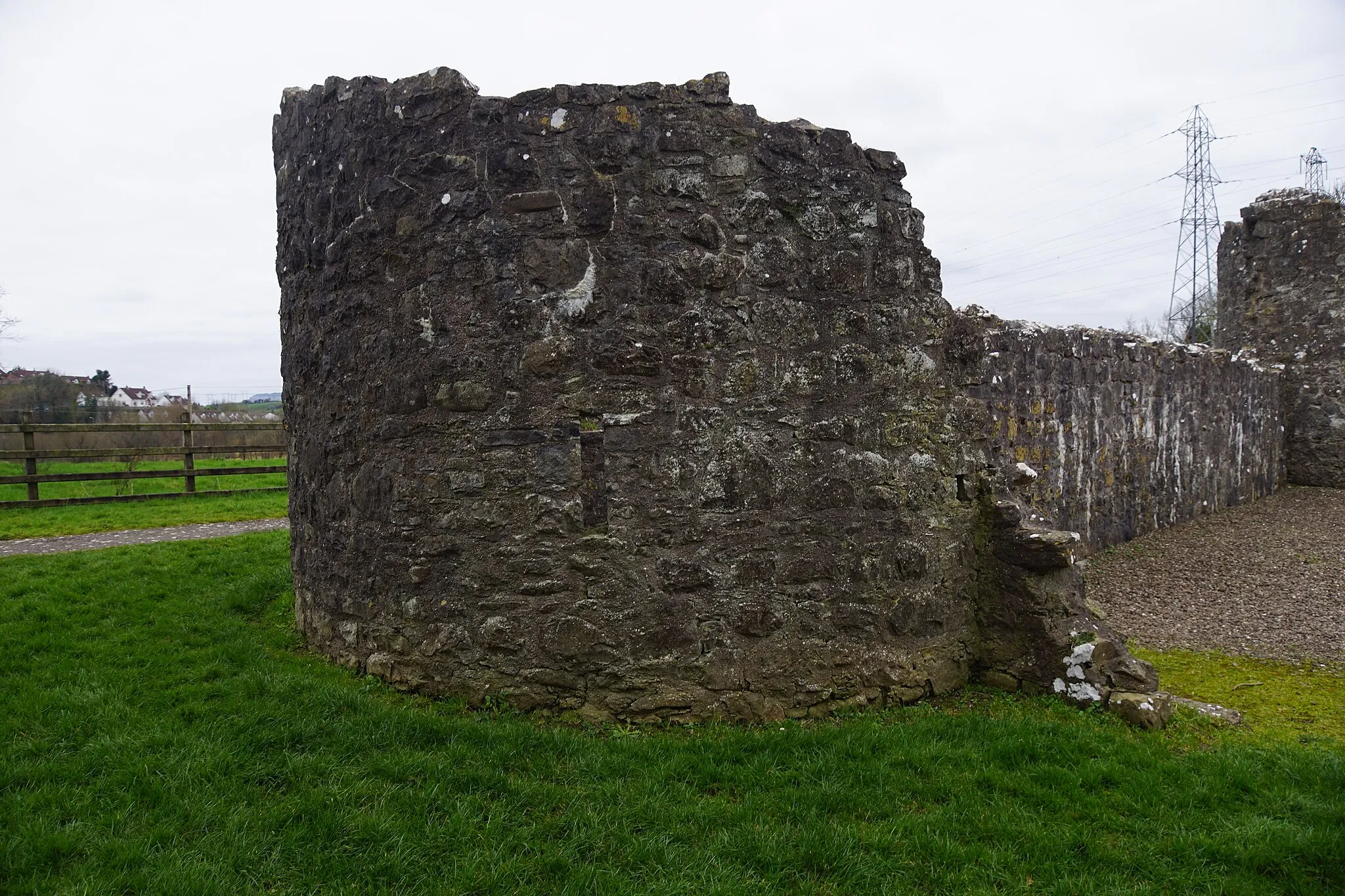 Photo showing: Portora Castle, Enniskillen, Country Fermanagh, Northern Ireland. South west flanker.