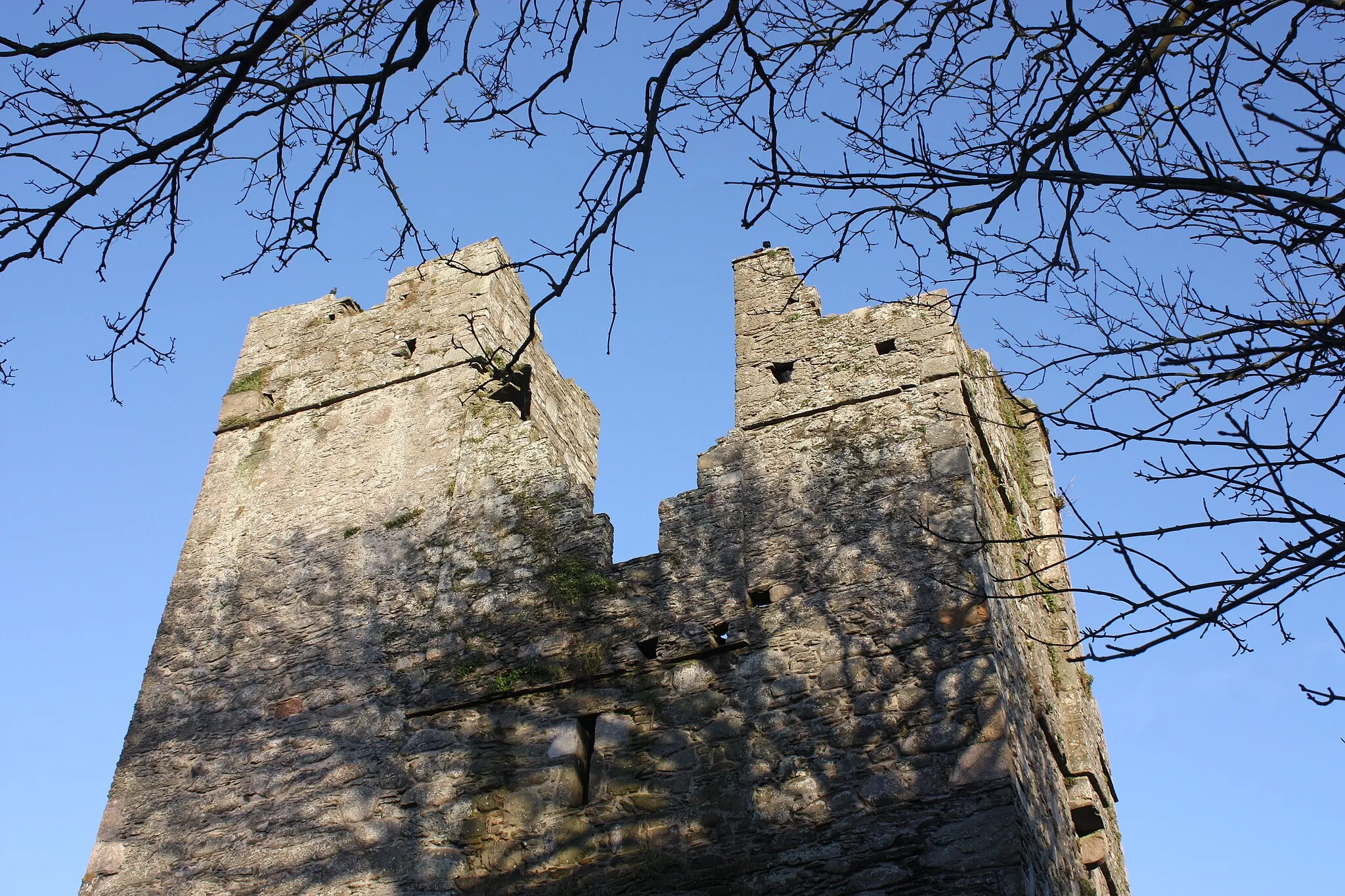 Photo showing: Jordan's Castle, at the junction of Quay Street and Kildare Street, Ardglass, County Down, Northern Ireland, November 2010