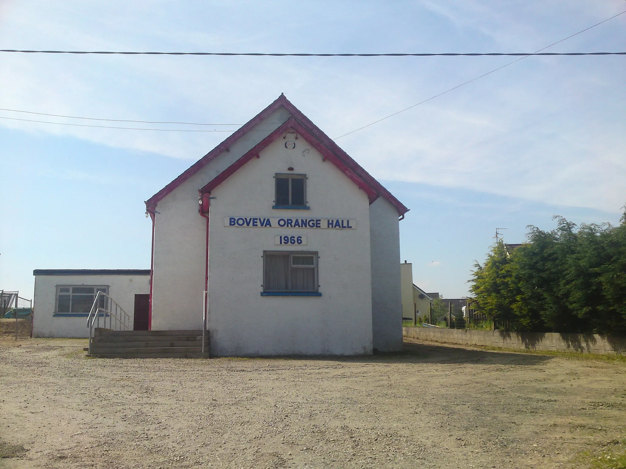 Photo showing: Boveva Orange Hall in Burnfoot,a small village 3 miles from Dungiven.