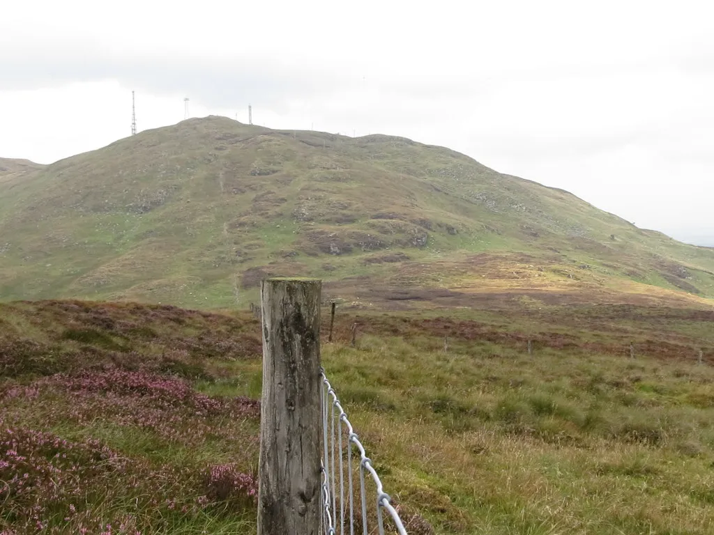 Photo showing: The col between Slievenisky and Slieve Croob