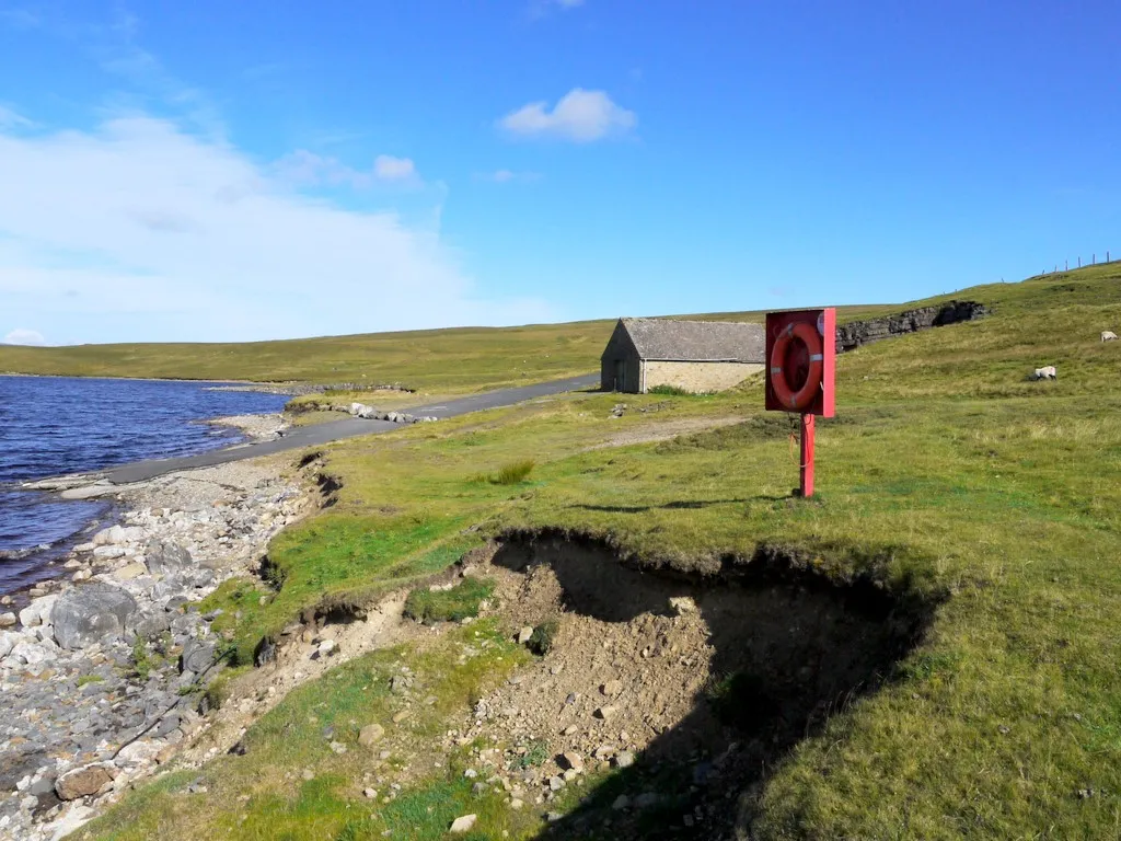 Photo showing: Boat house, Cow Green Reservoir