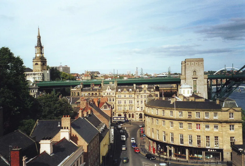 Photo showing: North bank of the Tyne, Newcastle upon Tyne
