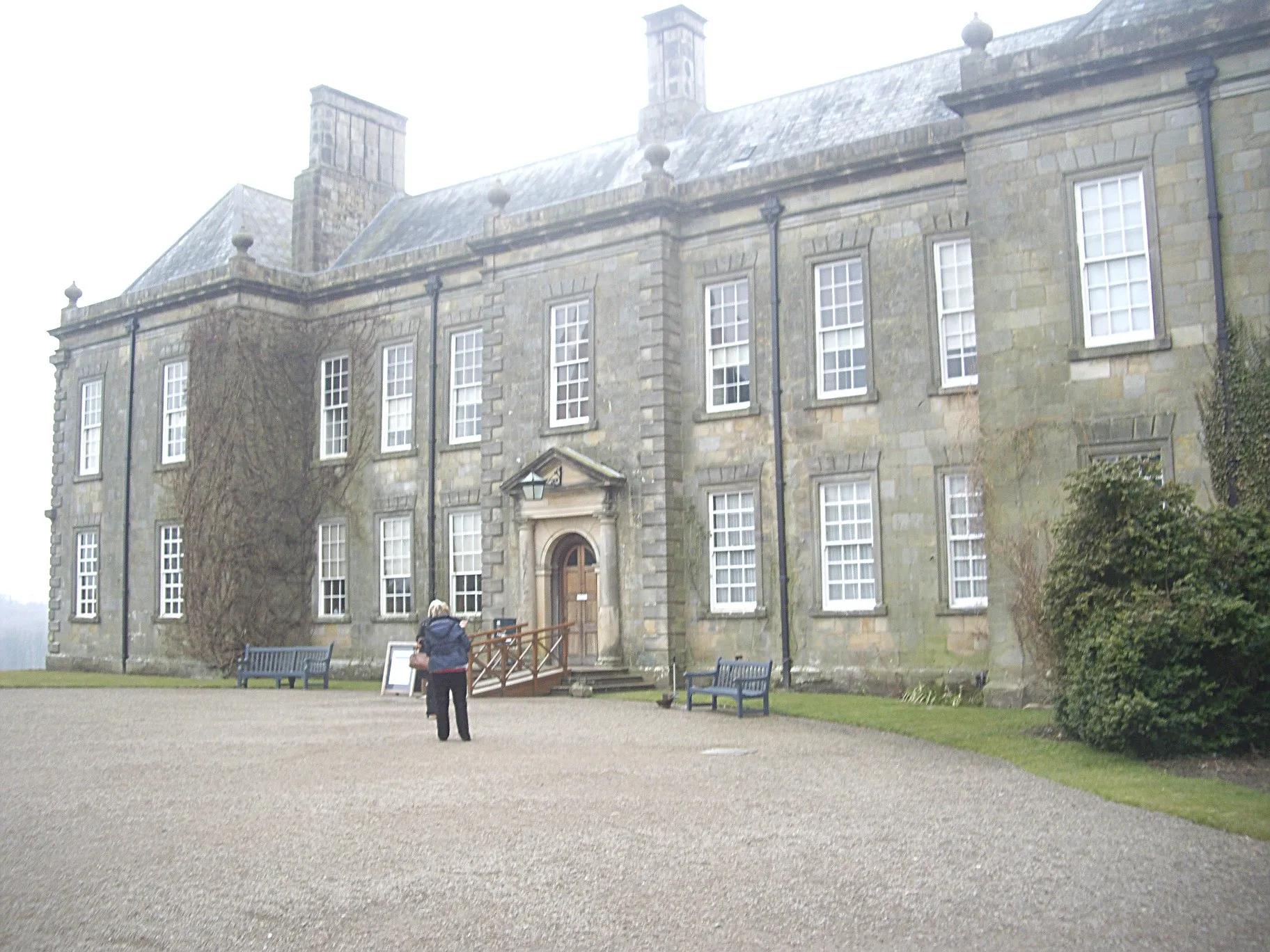 Photo showing: Front door to the House at Wallington