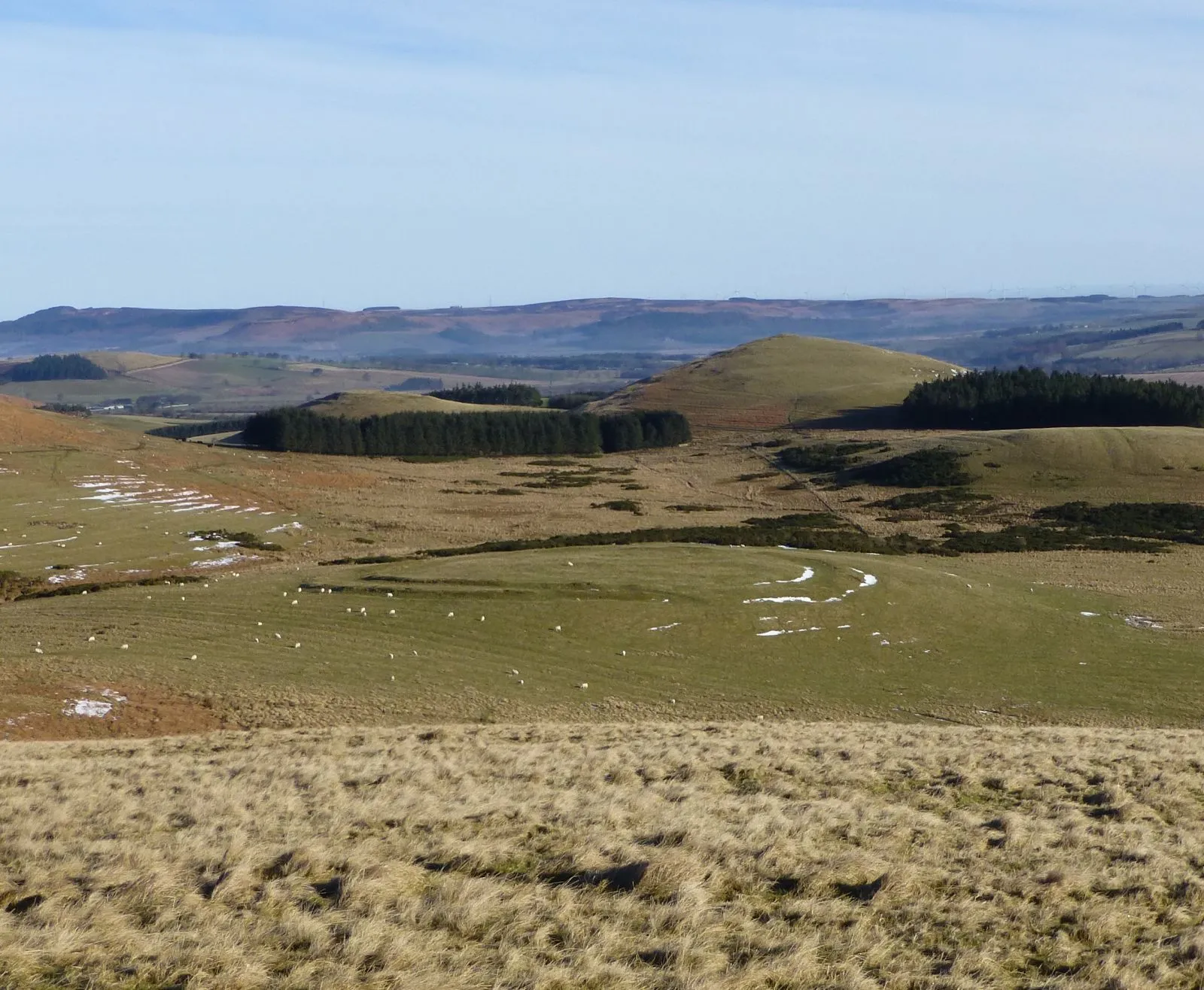 Photo showing: Ancient settlement viewed from Chubden