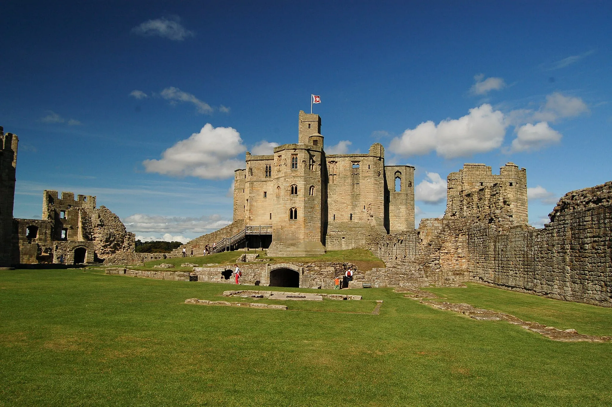 Photo showing: Warkworth Castle, 2007.