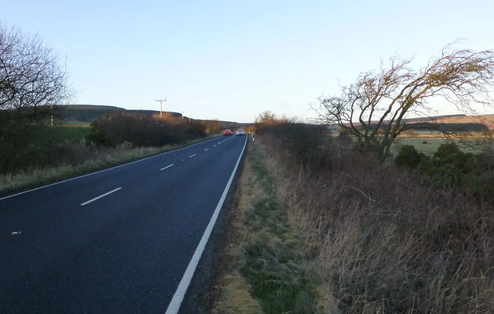 Photo showing: A697 near Framlington Gate