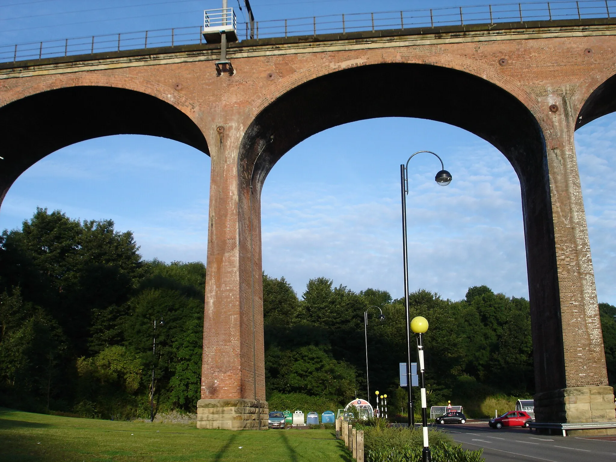 Photo showing: Chester Burn viaduct in Chester-le-Street, County Durham