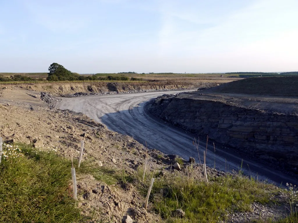 Photo showing: Access track to Brenkley Lane Surface Mine