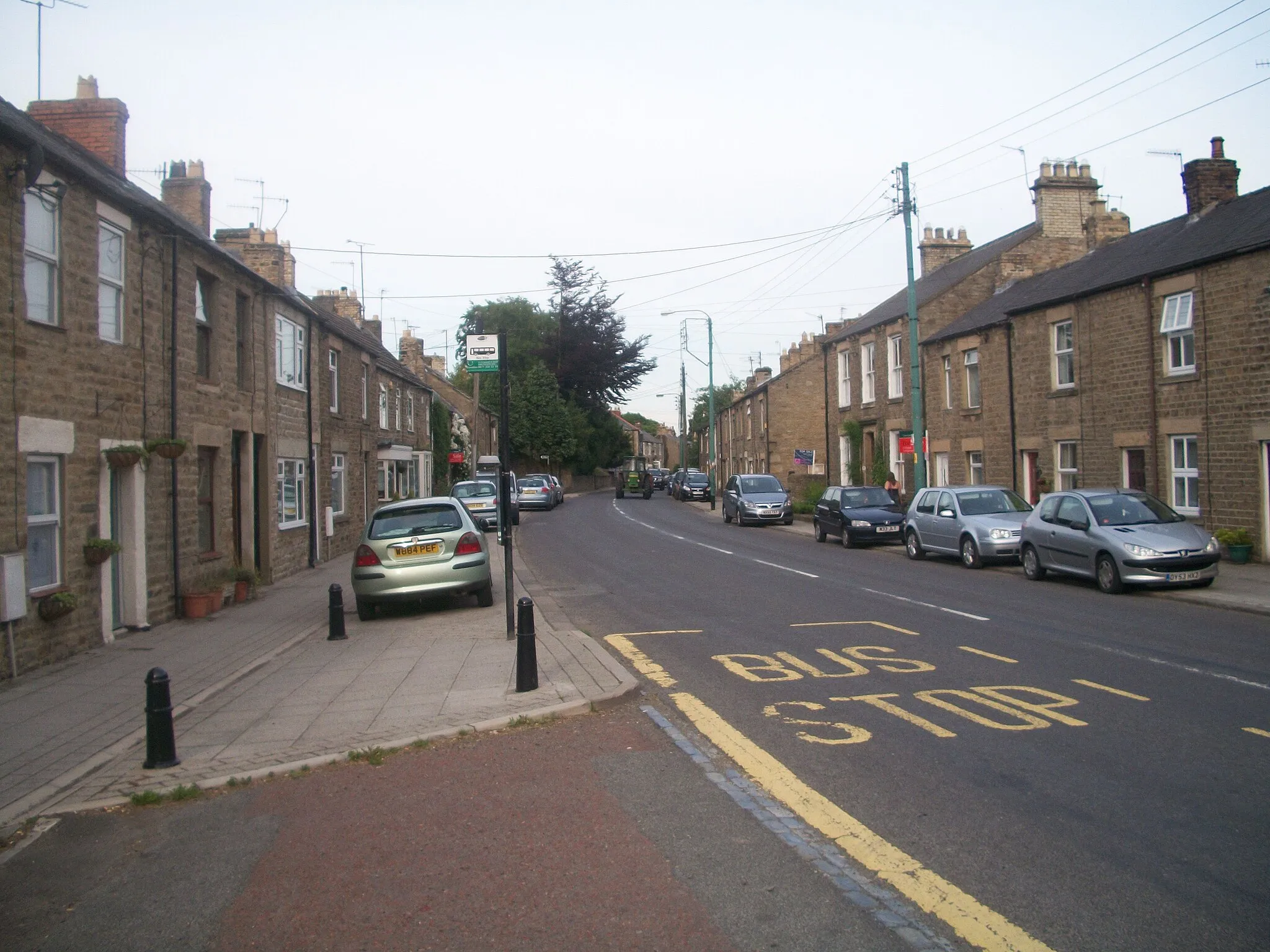 Photo showing: Centre of Frosterley, Co. Durham.