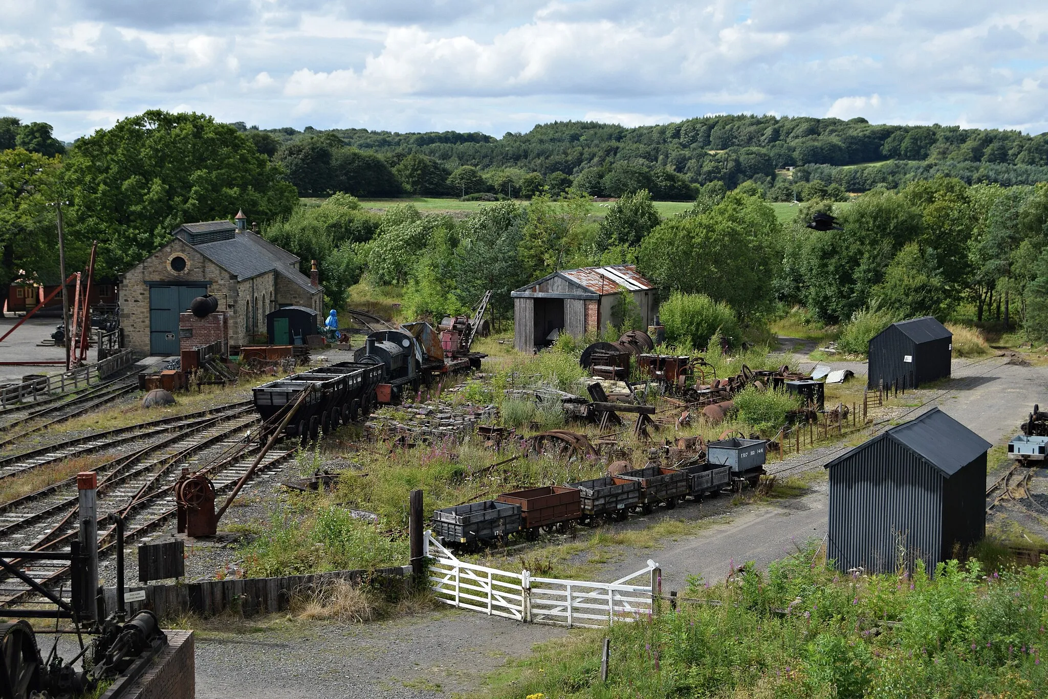 Photo showing: Beamish colliery sidings