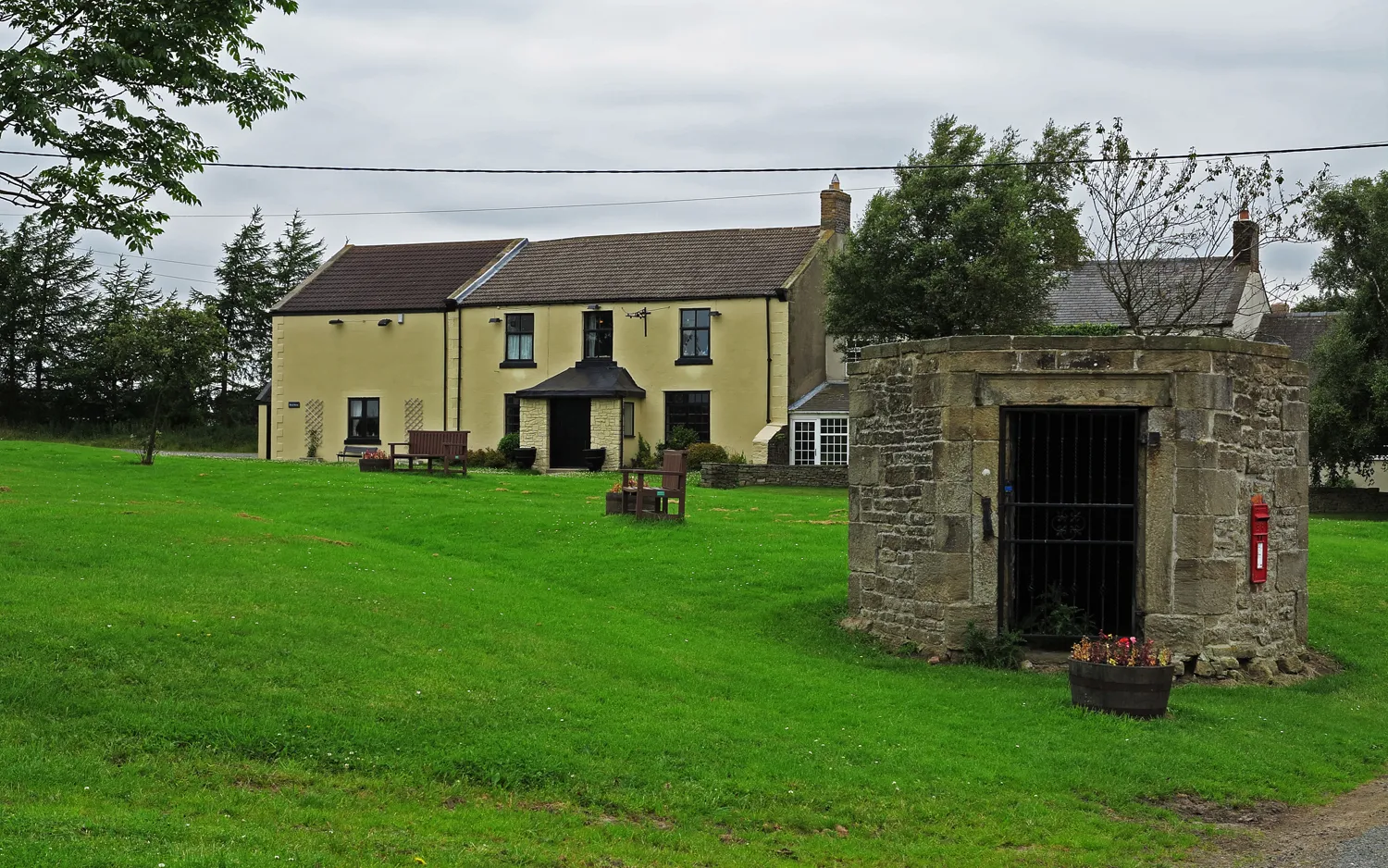 Photo showing: Village green, Cornsay