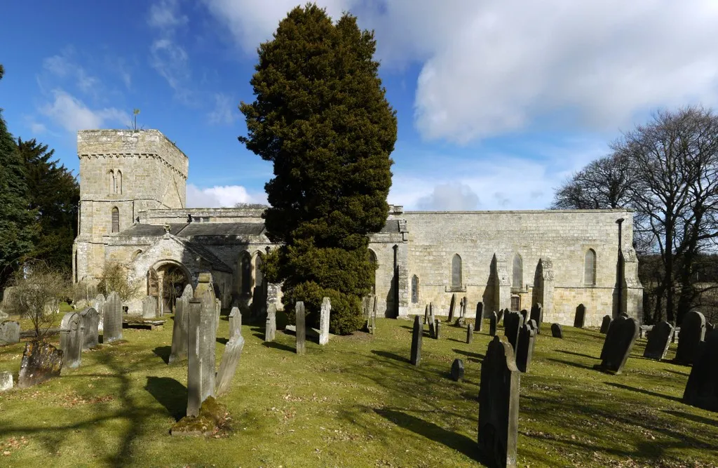 Photo showing: St Andrew's Church, Hartburn When the vestry was repaired of dry rot in 1966, a line of skeletons was found buried just beneath the floor. They were dated between 966 and 1166 AD http://ads.ahds.ac.uk/catalogue/search/fr.cfm?rcn=NSMR03-10451