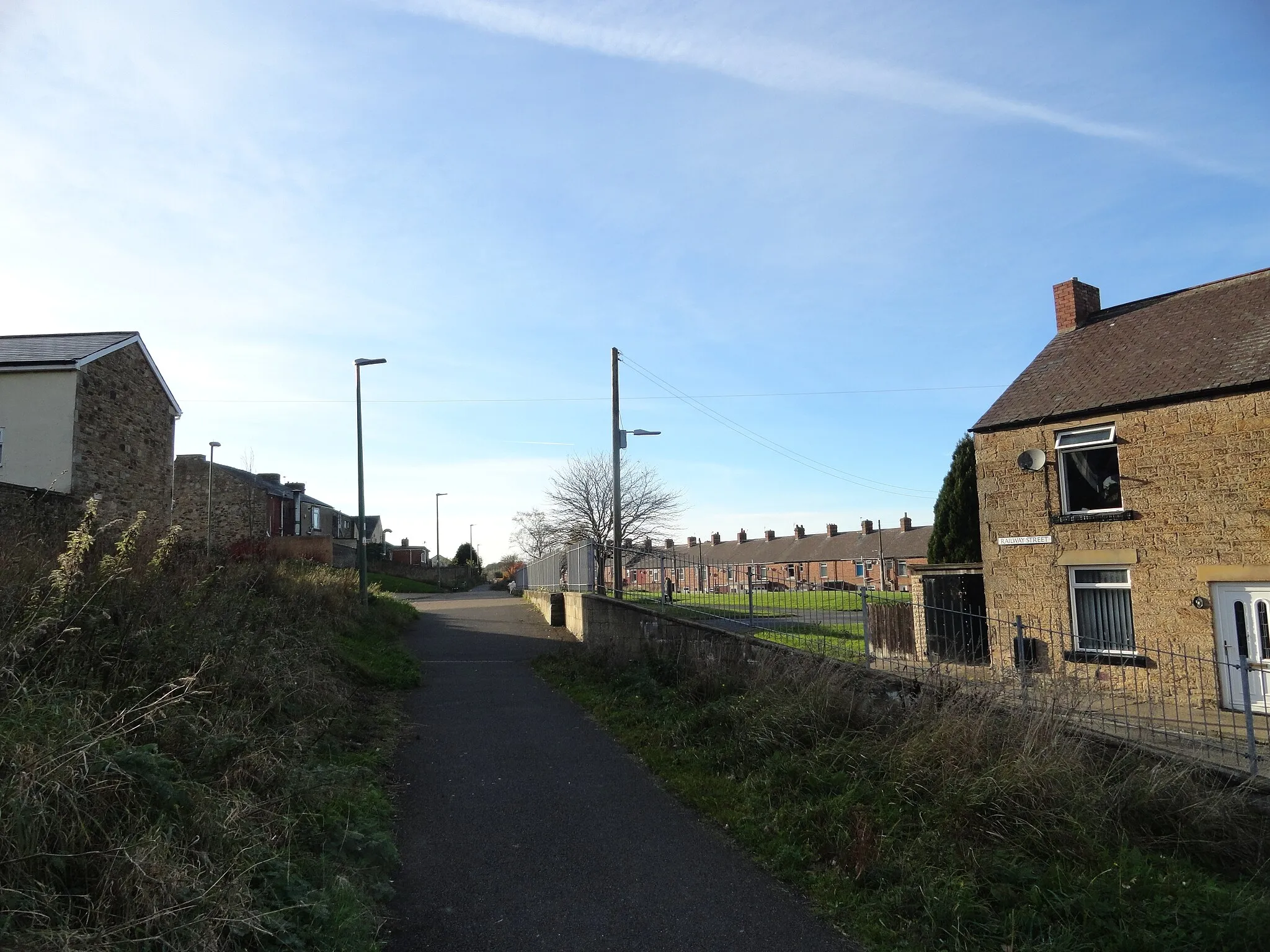 Photo showing: The old railway in Leadgate