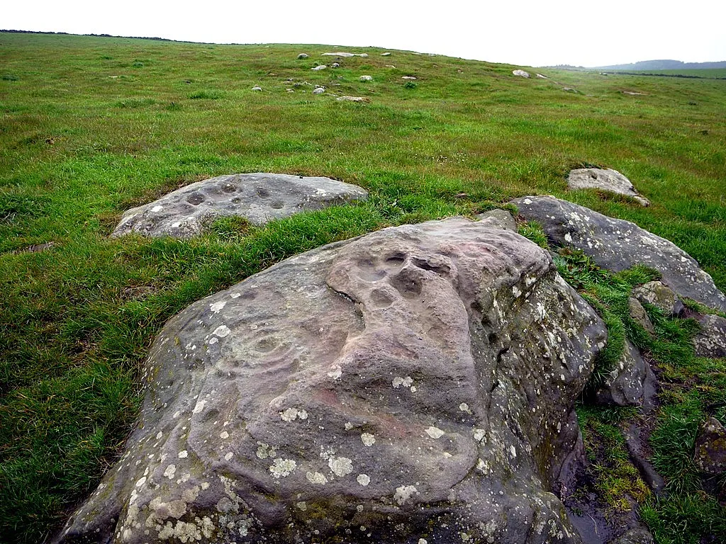 Photo showing: 'The Ringses 6b', prehistoric rock art