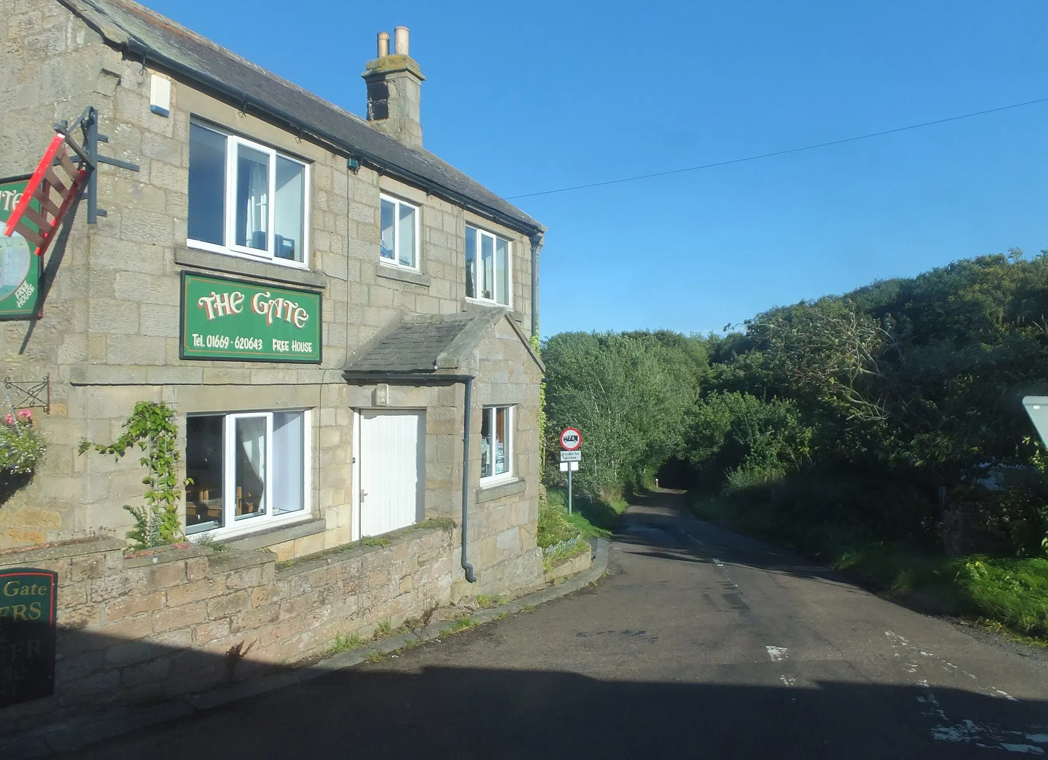 Photo showing: Road to Netherwitton