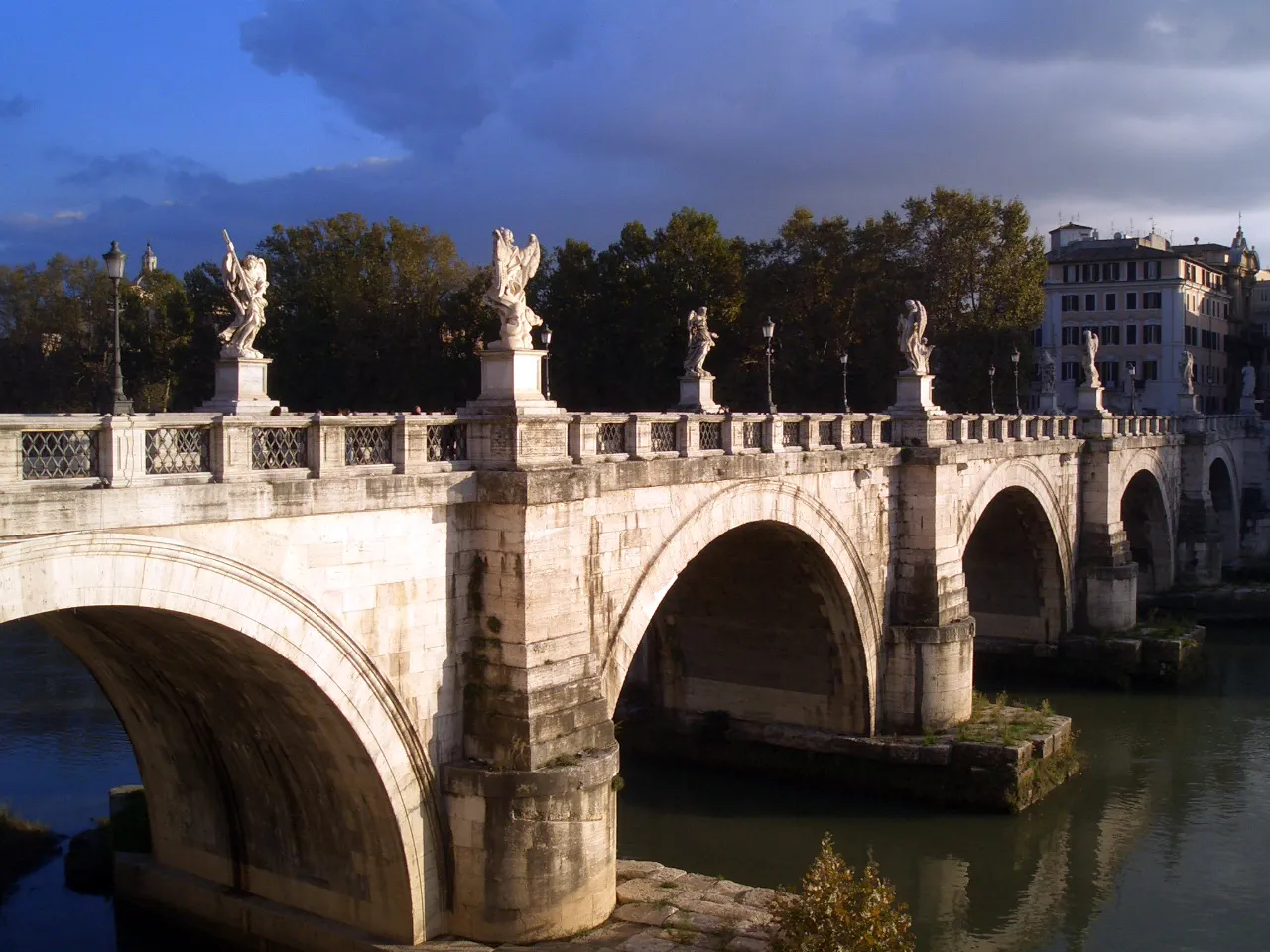 Photo showing: Bridge of St. Angelo, Rome