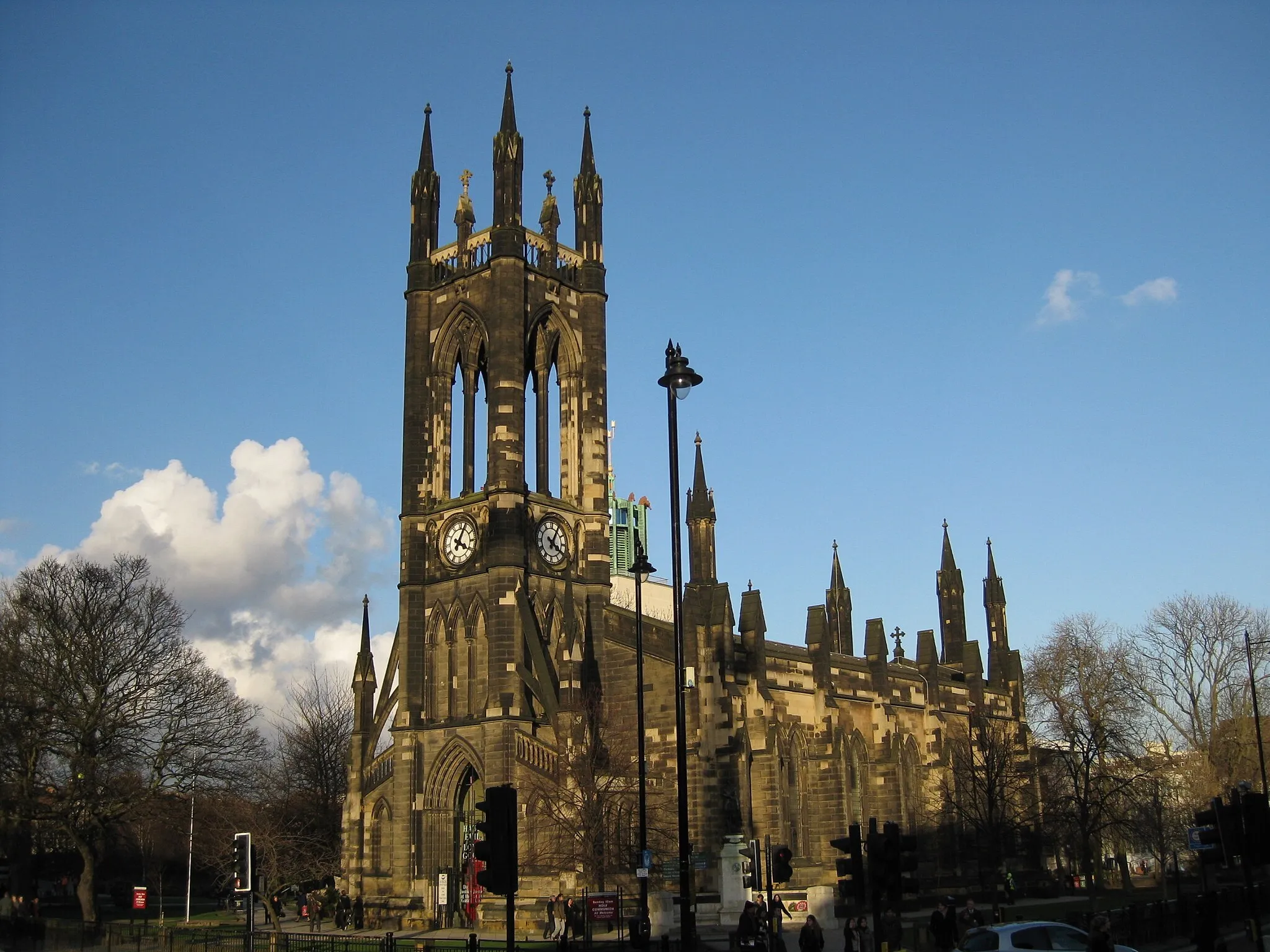 Photo showing: Church of St Thomas the Martyr (Thomas Becket), in the Haymarket area of Newcastle upon Tyne.  Completed 1830.  Architect John Dobson. Grade II* Listed Building