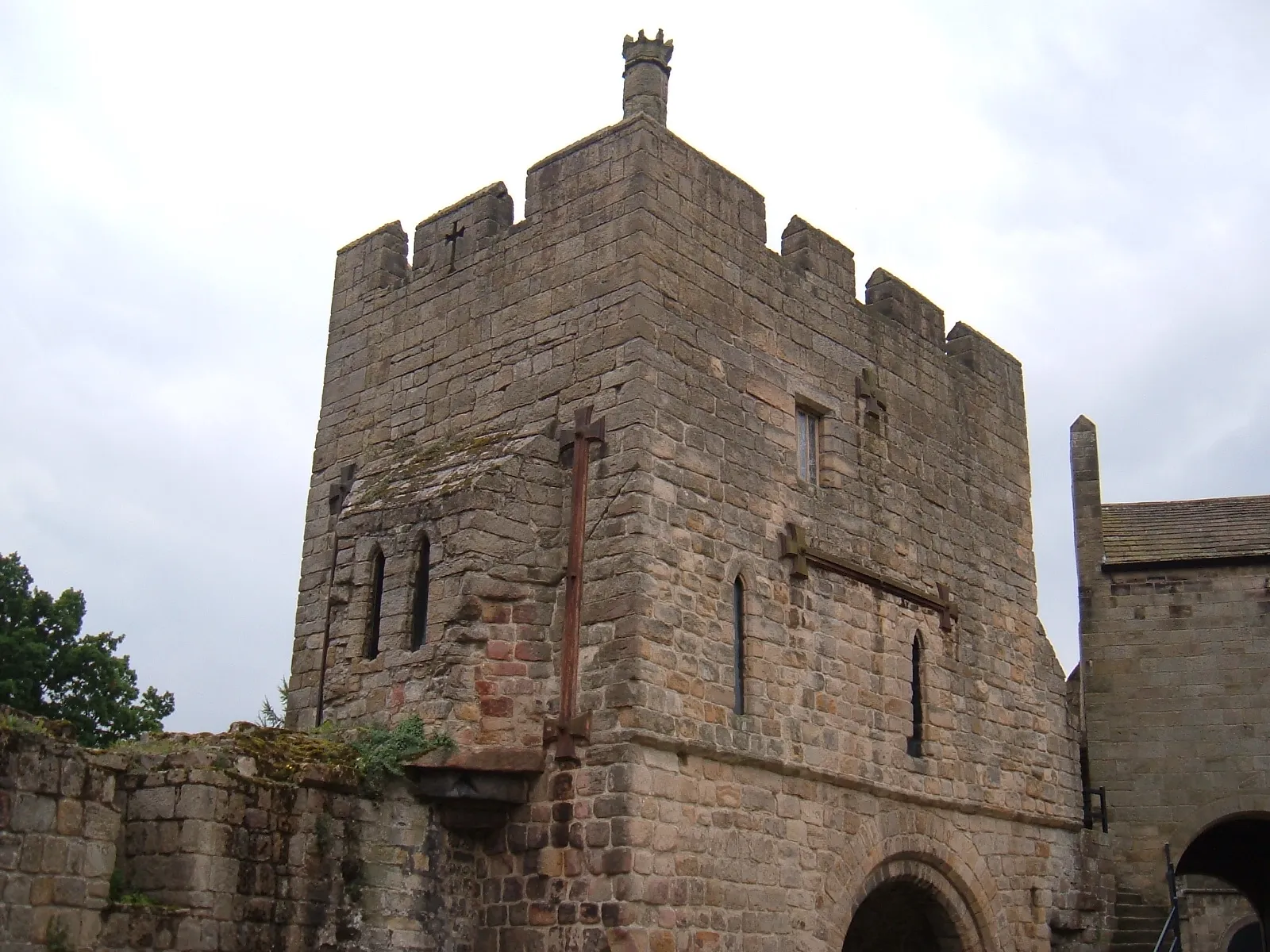 Photo showing: Gatehouse at Prudhoe Castle, Prudhoe, Northumberland