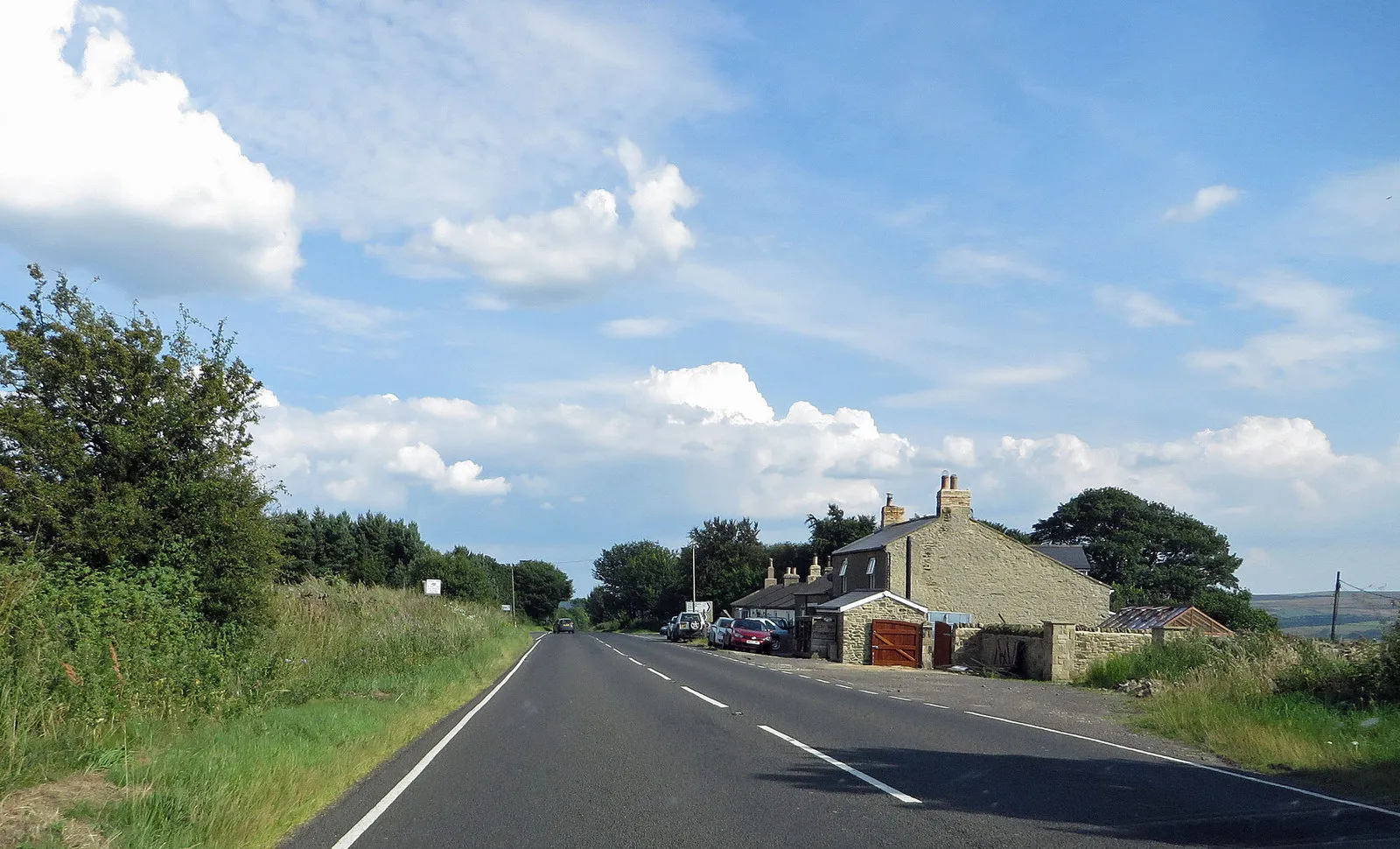 Photo showing: Carterway Heads crossroads