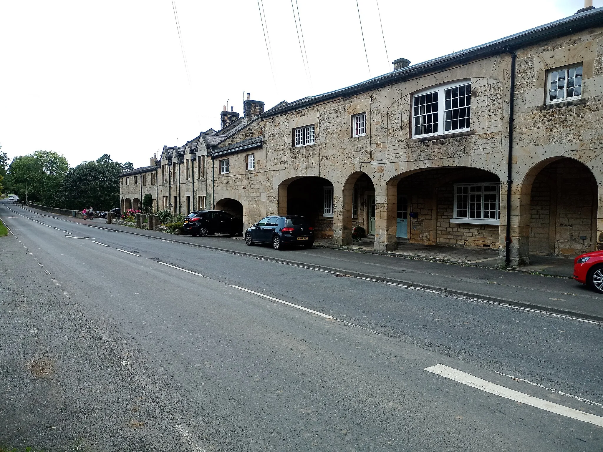 Photo showing: The Arcade (house in Belsay, Northumberland, UK)