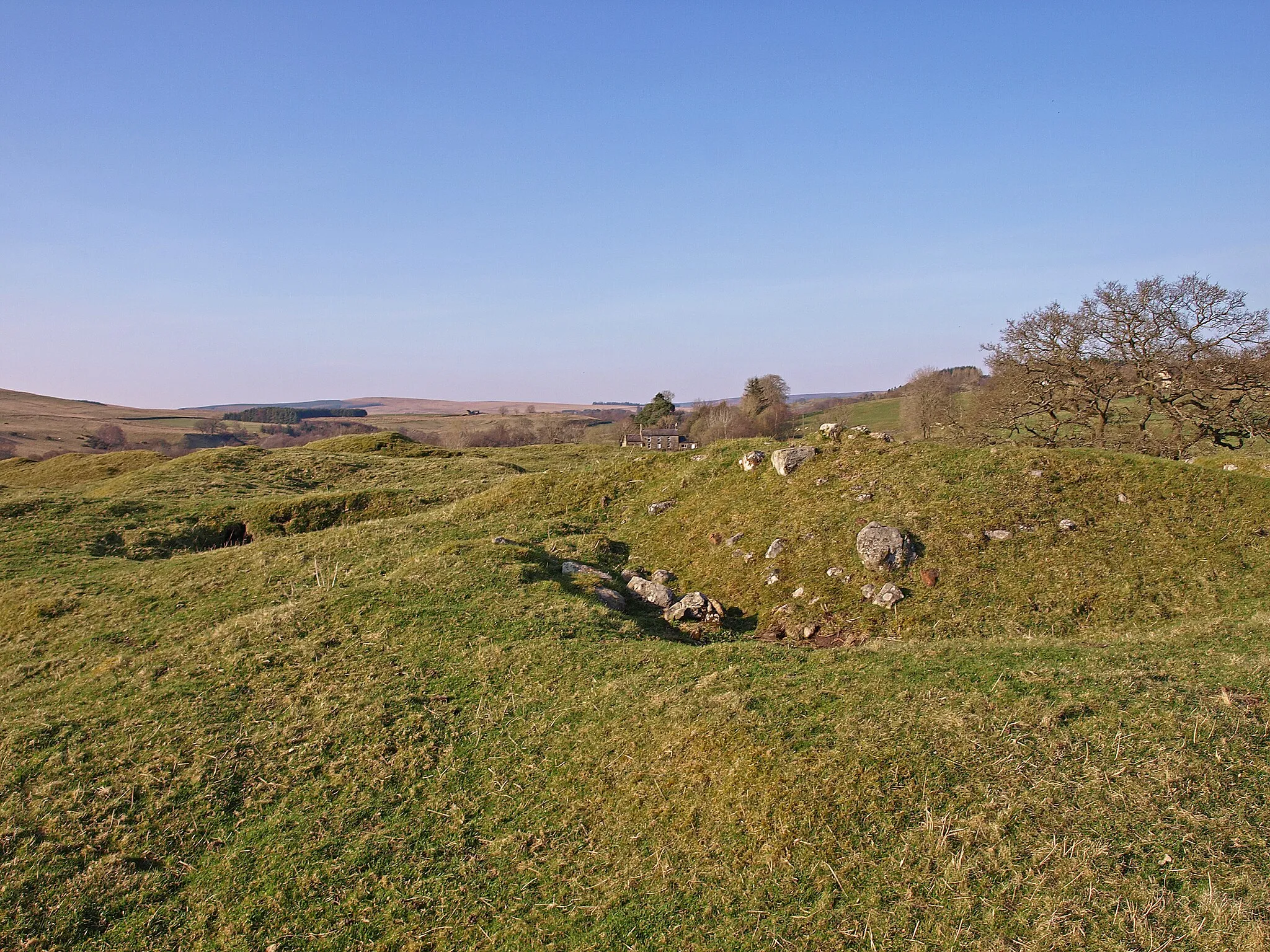 Photo showing: Remains of Tarset Castle