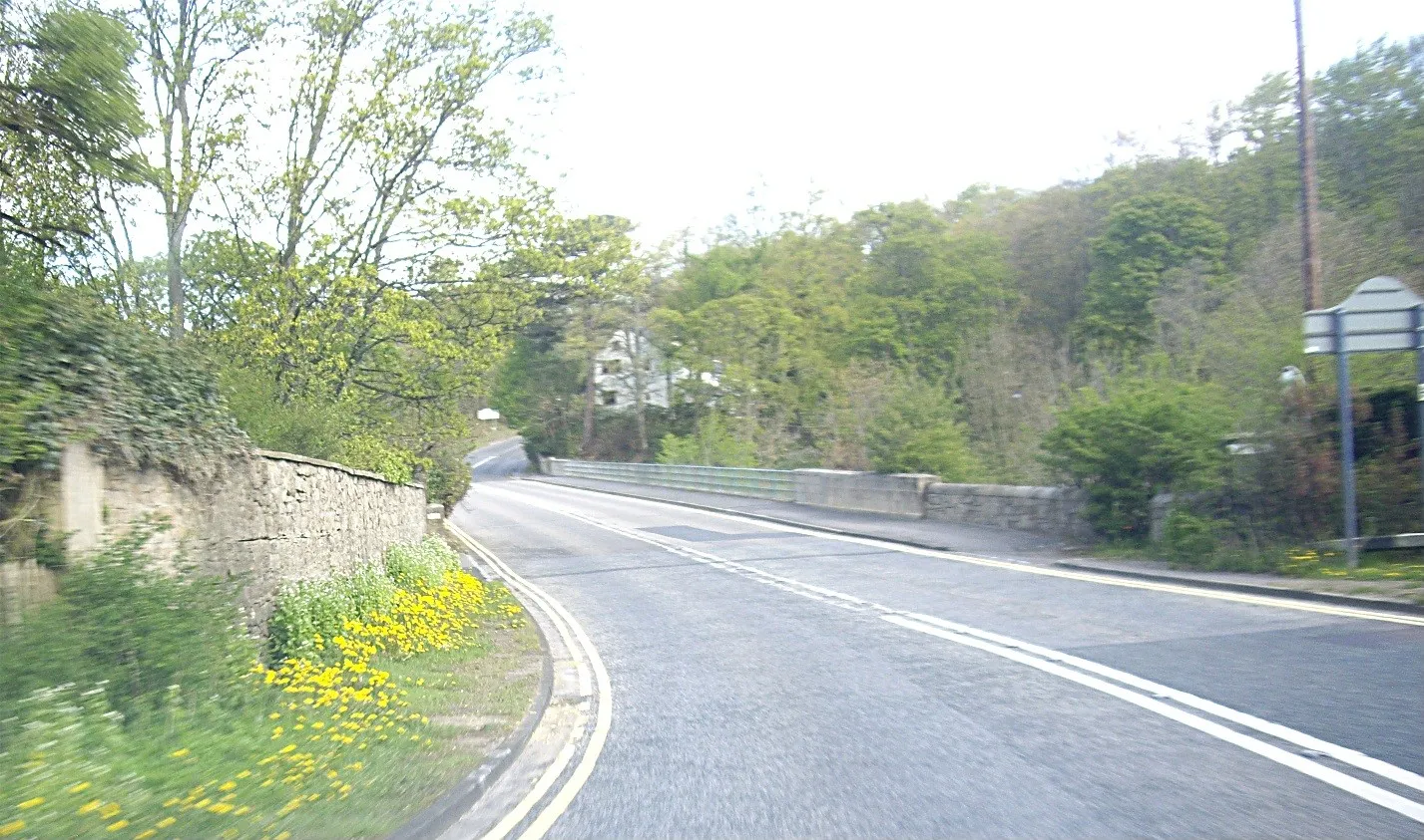 Photo showing: Allensford Bridge over the River Derwent