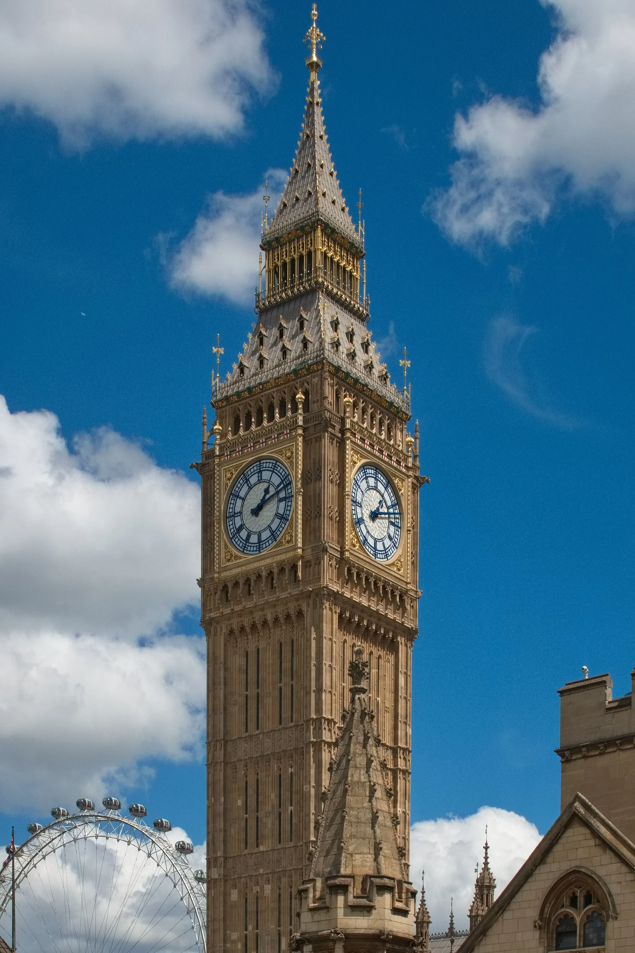 Photo showing: The Elizabeth Tower, Palace of Westminster