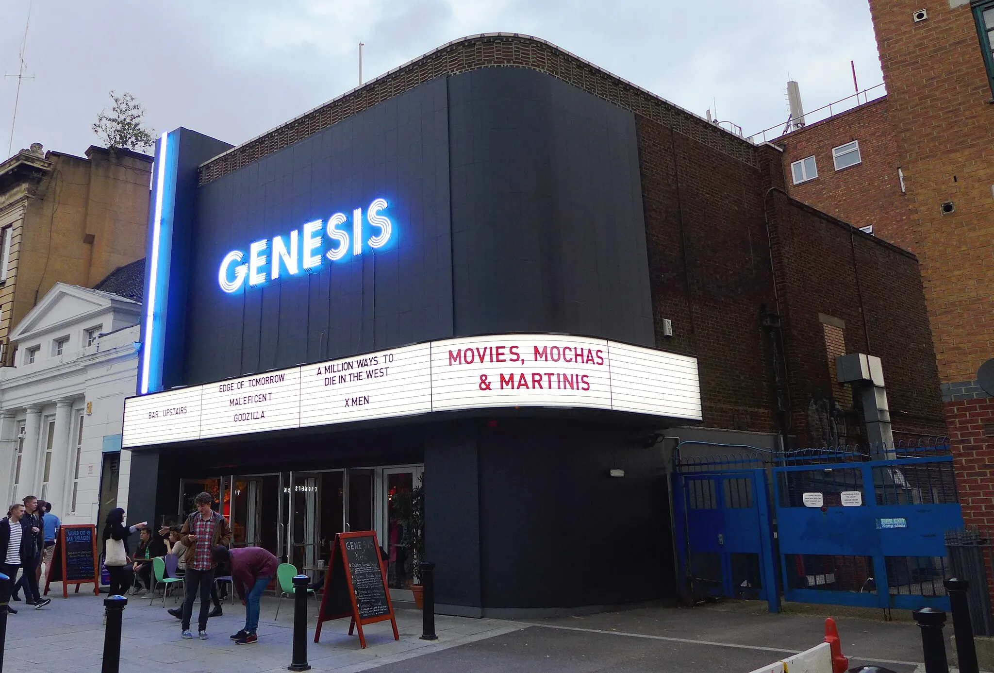 Photo showing: Each time I've returned during the last year or two, it's looked a little bit different, and it's clearly being done up in stages. Finally the marquee is finished. A lovely cinema now. (Older photo of it.)
Address: 93-95 Mile End Road.
Former Name(s): Coronet; Cannon; ABC Mile End; Empire.
Owner: (website).
Links:
Randomness Guide to London

Cinema Treasures (history)