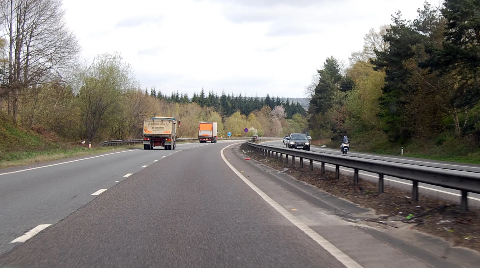 Photo showing: A21 Sevenoaks bypass past Mill Bank Wood