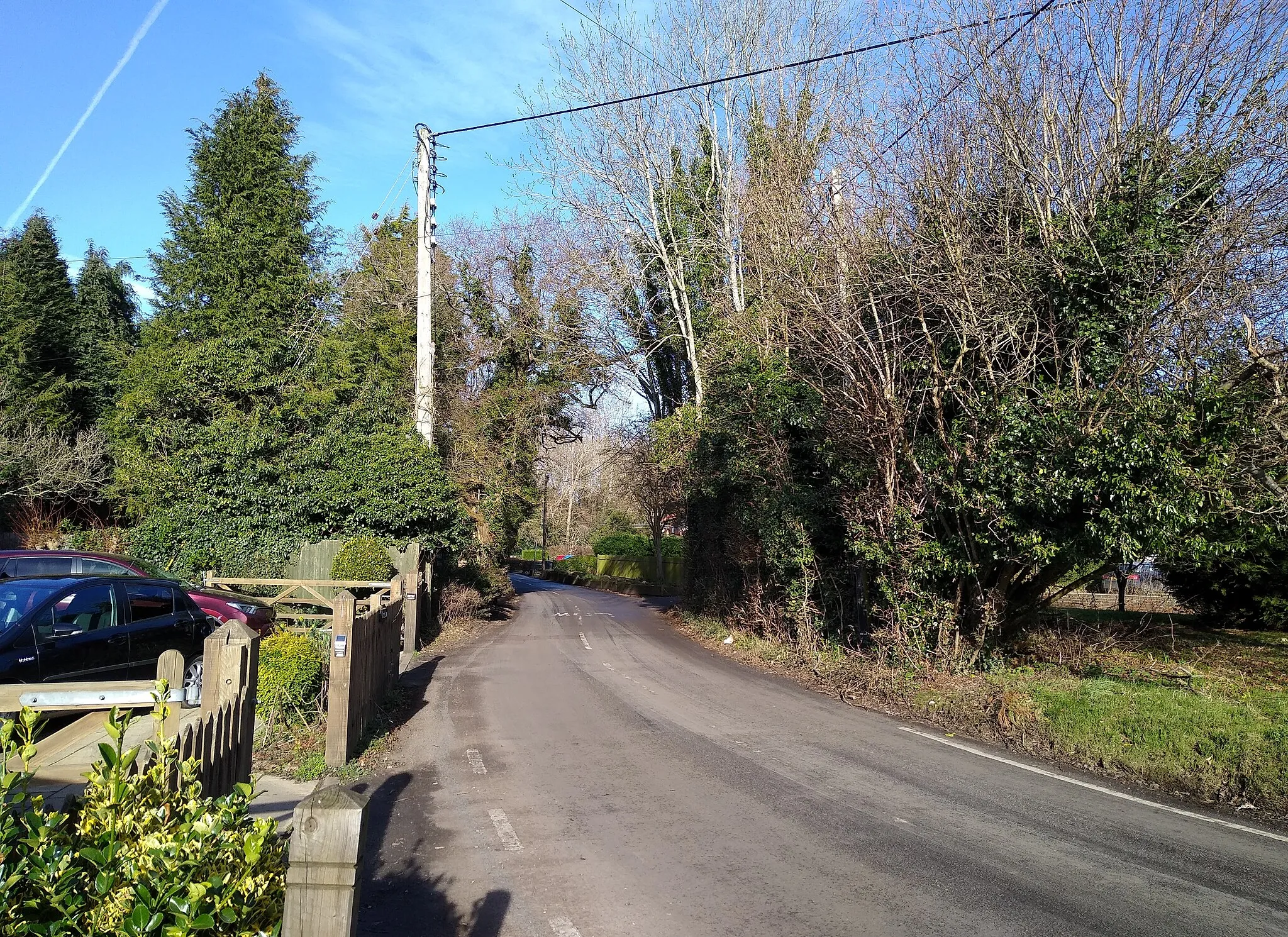 Photo showing: Luxted Road, photographed in the Luxted area of the London Borough of Bromley.