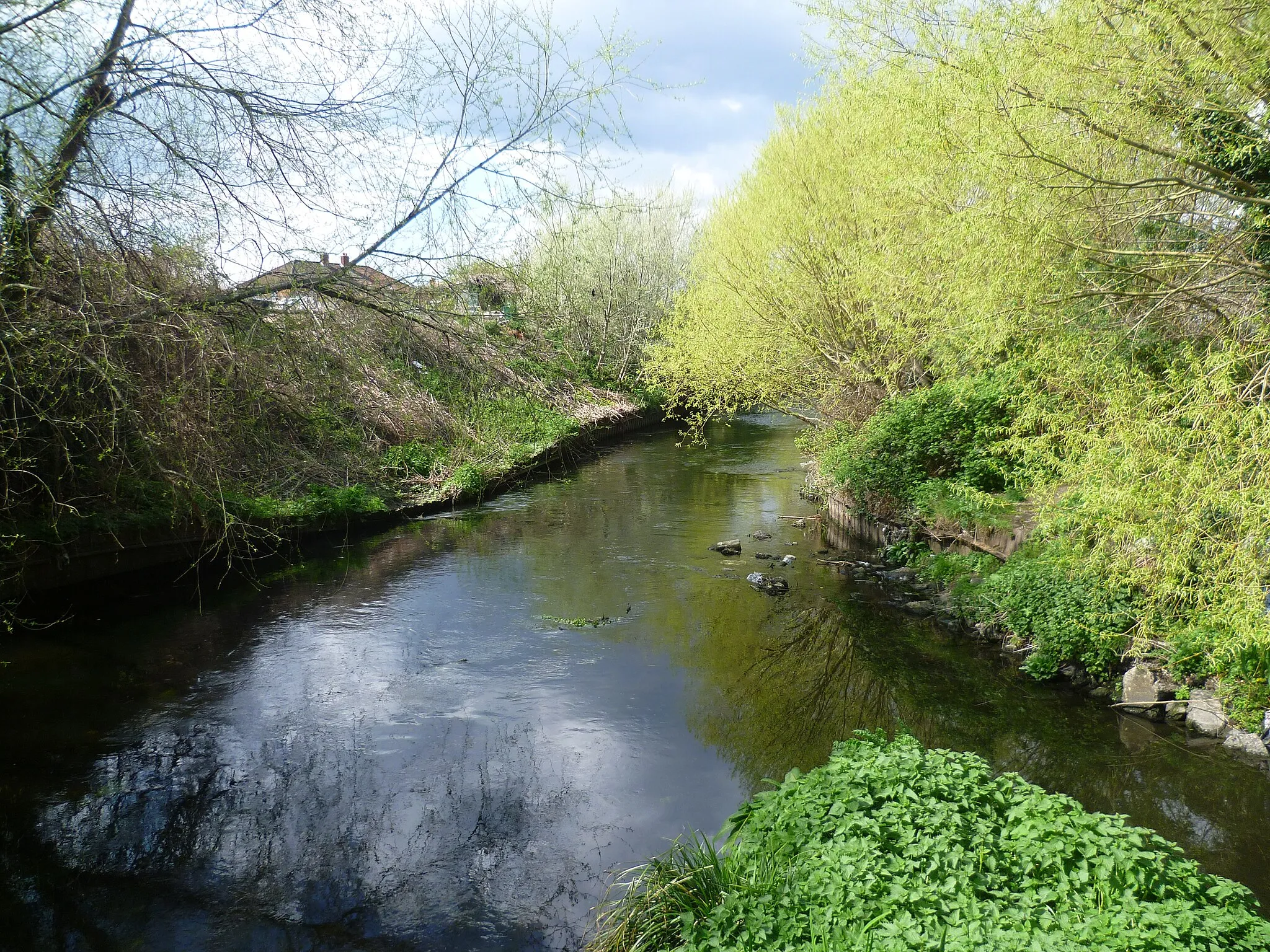 Photo showing: Confluence of River Graveney with the River Wandle