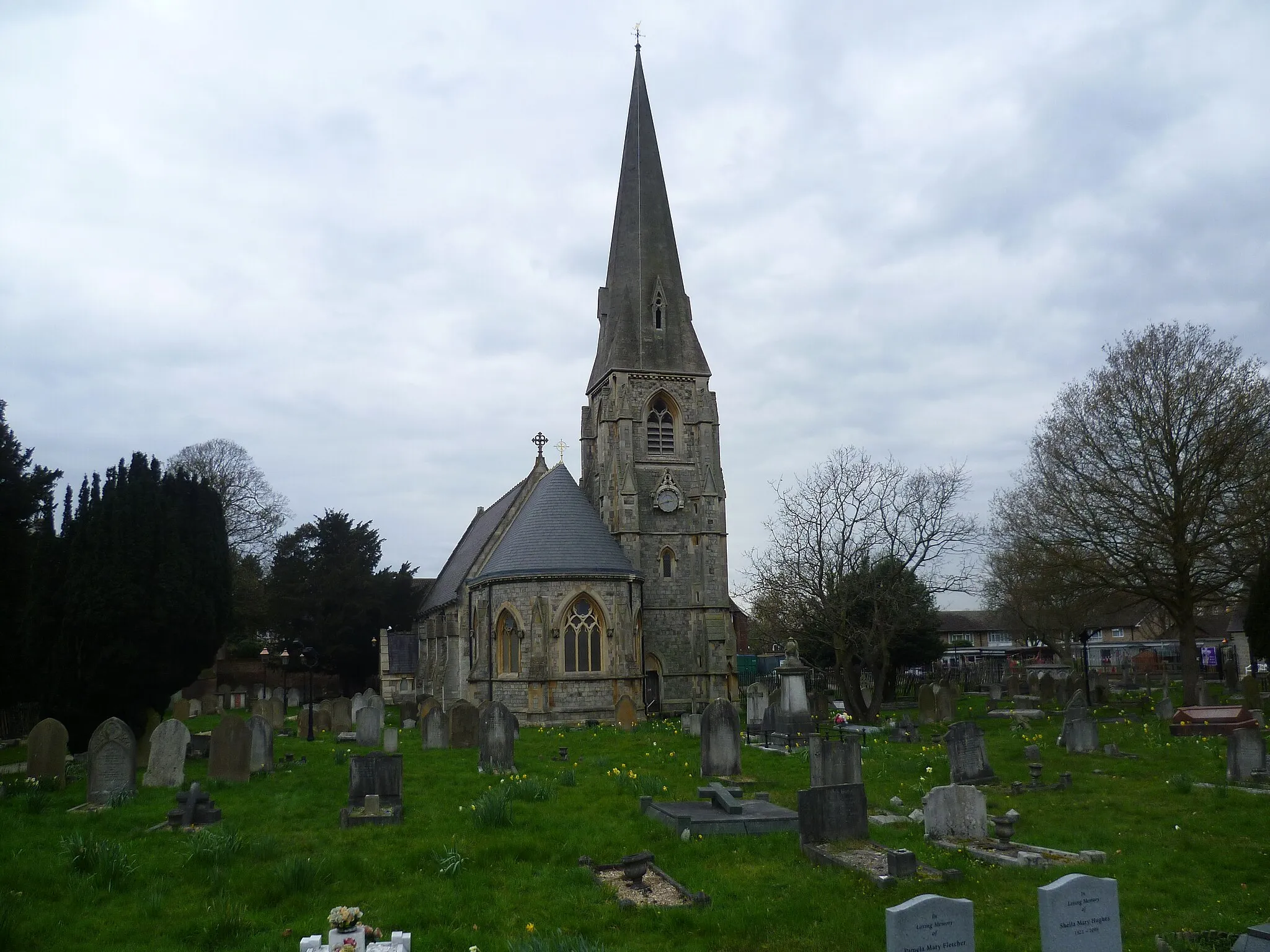 Photo showing: St George's Church, Hanworth