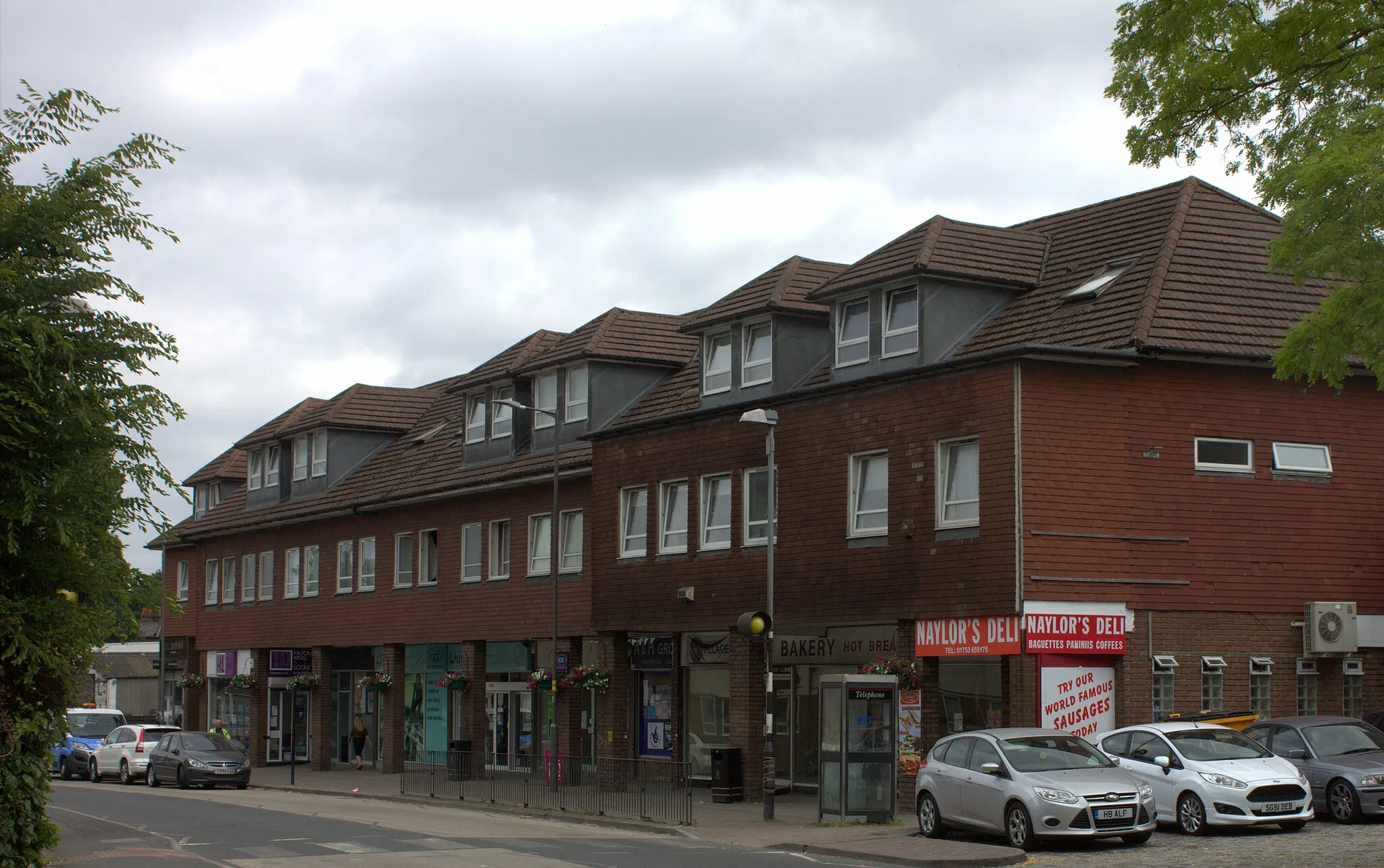 Photo showing: Iver, High Street shops