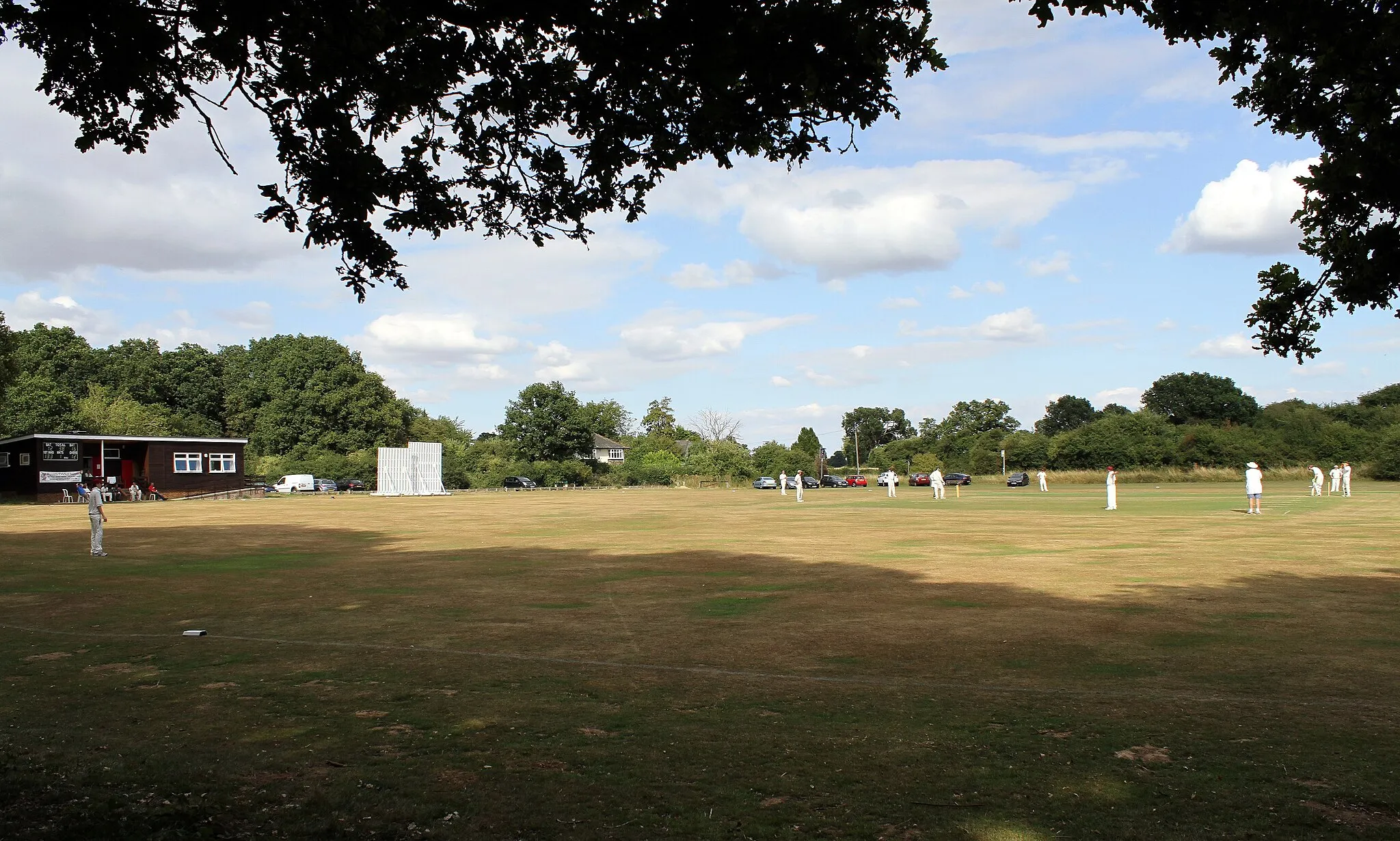 Photo showing: Cricket ground of Wheathampstead Cricket Club, Hertfordshire, England