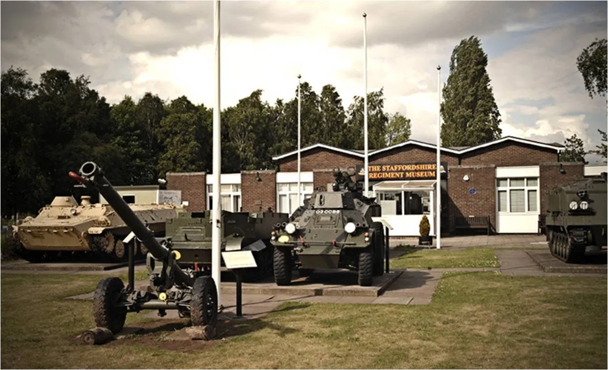 Photo showing: The Staffordshire Regiment Museum, regimental, military museum, Whittington, Lichfield, Staffordshire, England