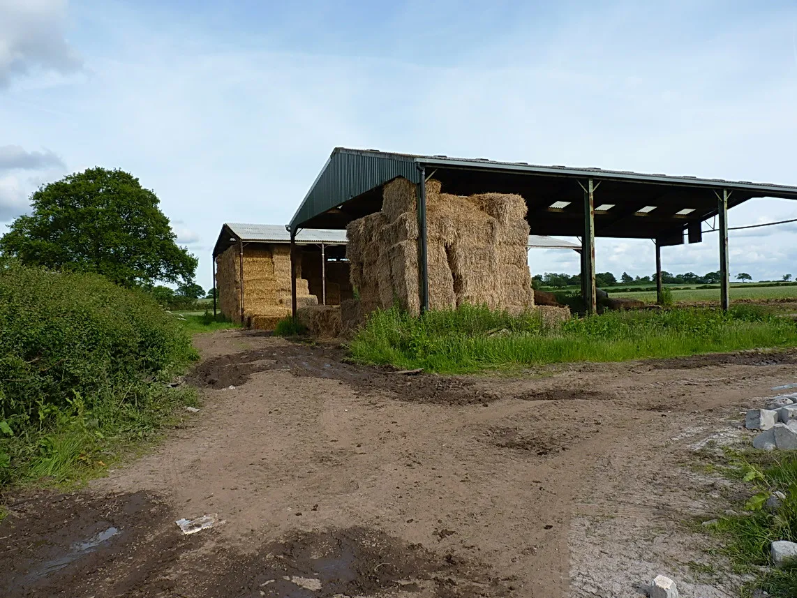 Photo showing: Field barns south of Whiston