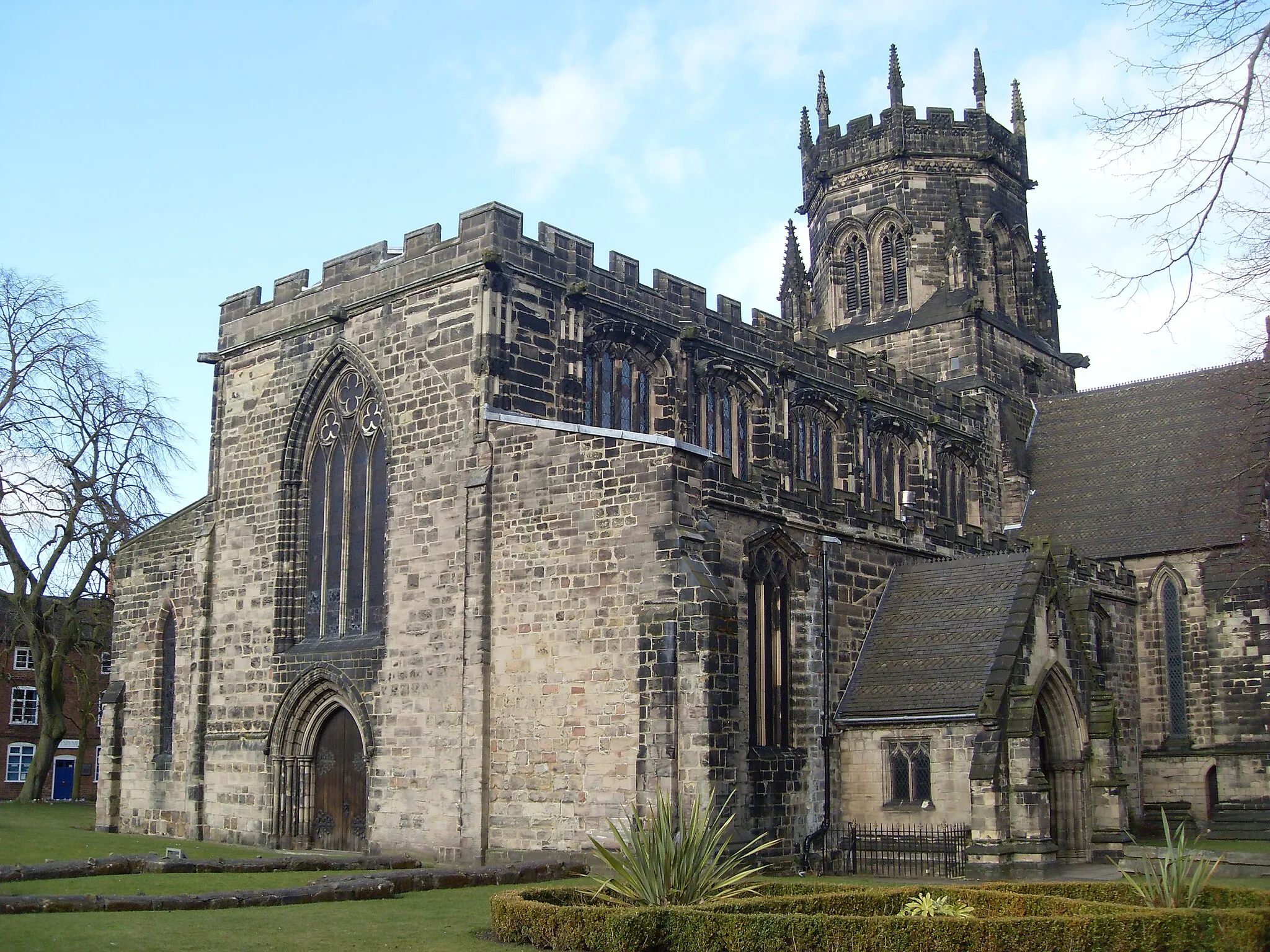 Photo showing: The Collegiate church Saint Mary of Stafford in the Staffordshire, England