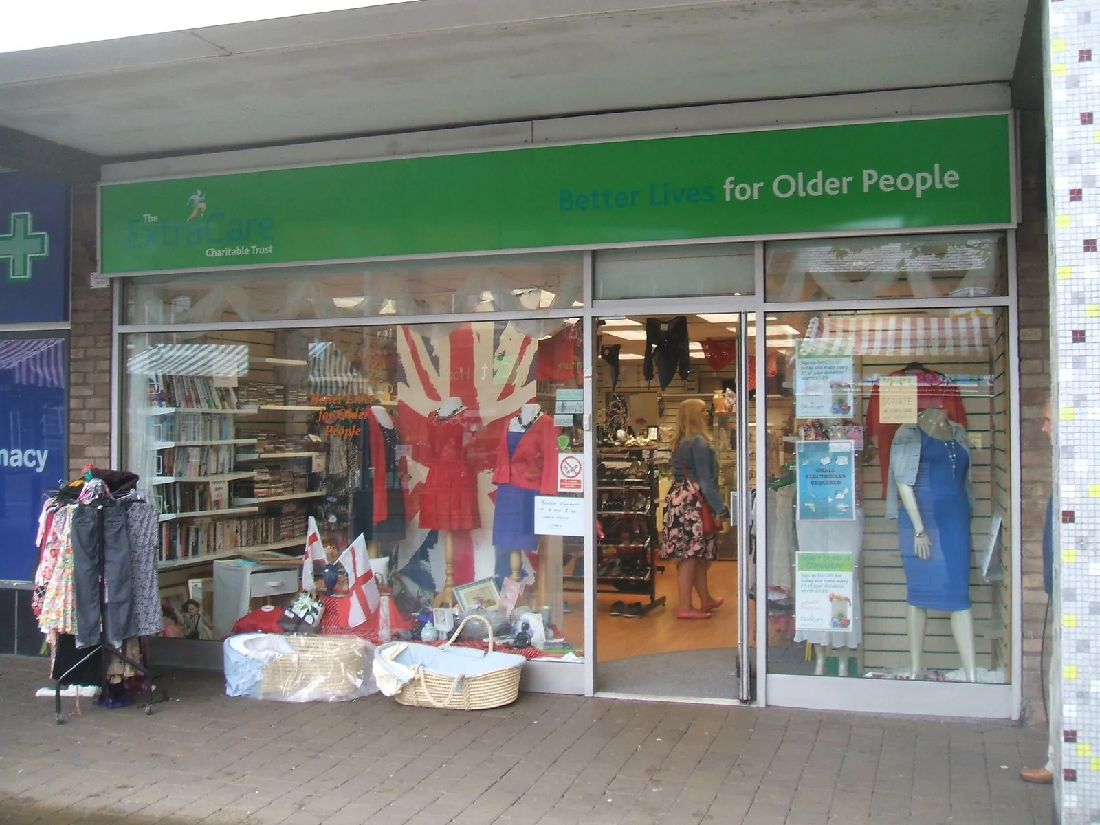 Photo showing: The ExtraCare Charitable Trust shop