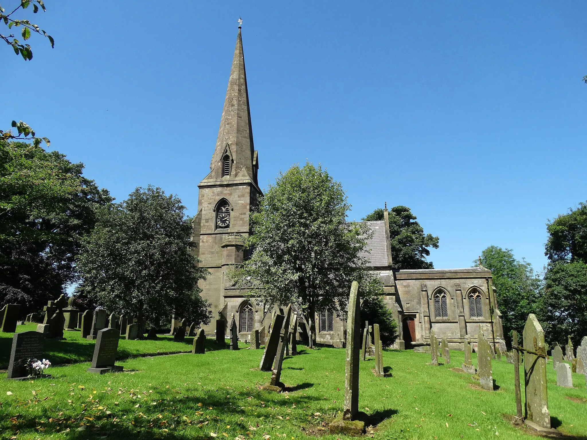 Photo showing: All Saints Church, Grindon