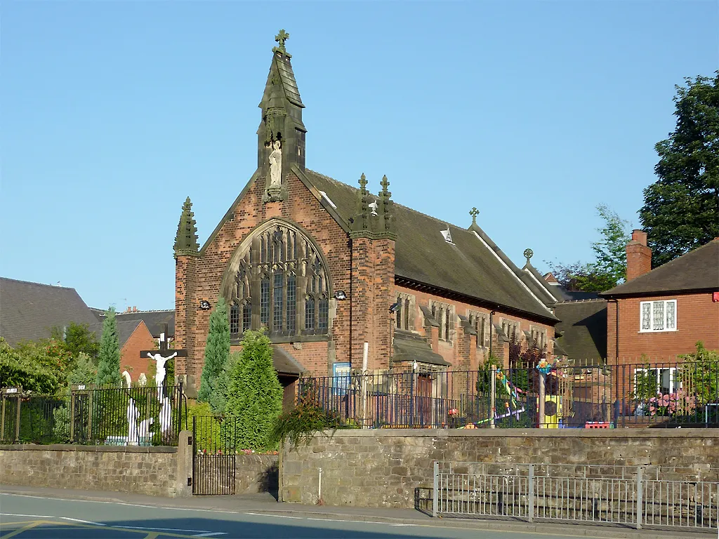 Photo showing: Catholic Church of St John in Kidsgrove, Staffordshire